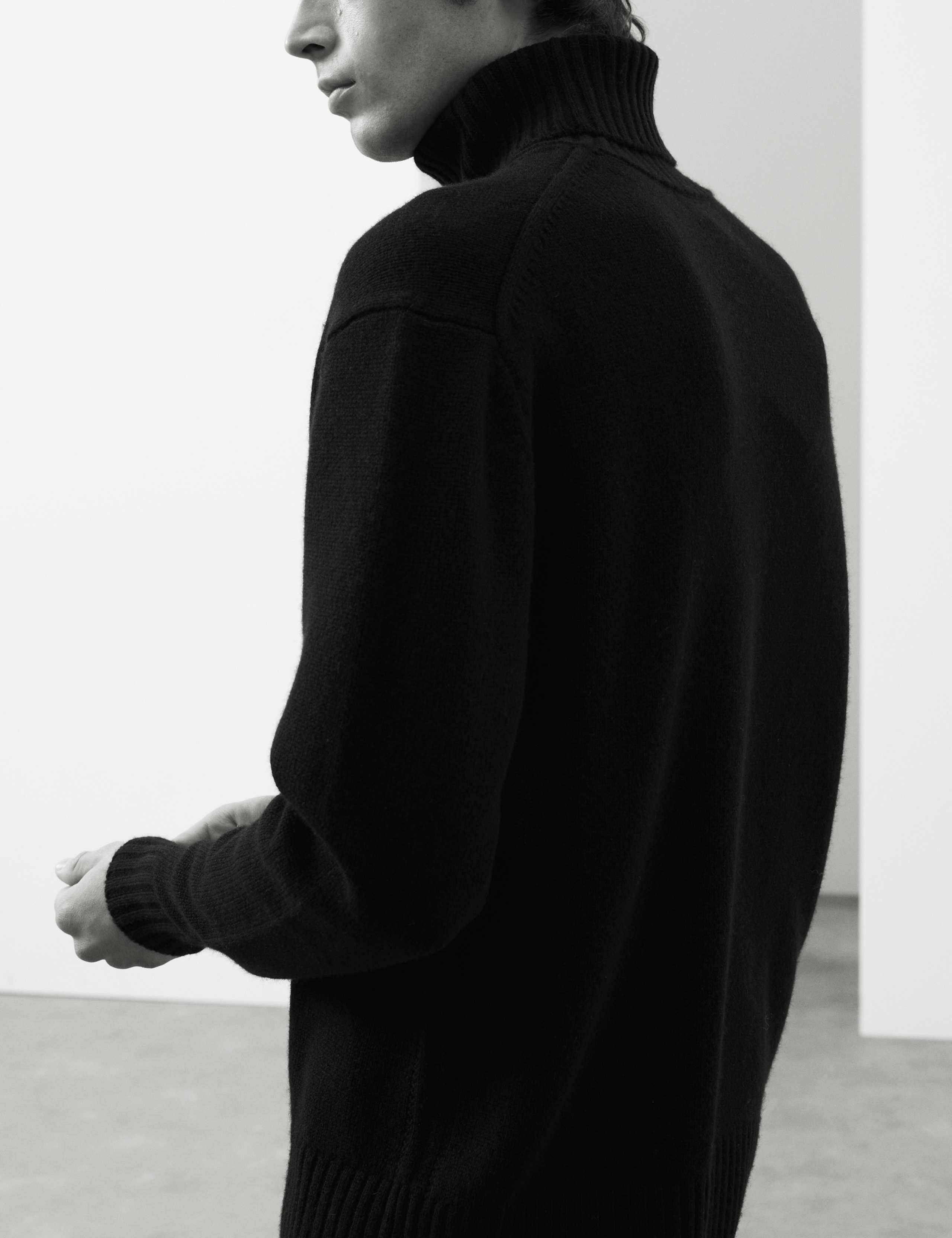 Wool and Cashmere Blend Roll Neck Jumper 5 of 7