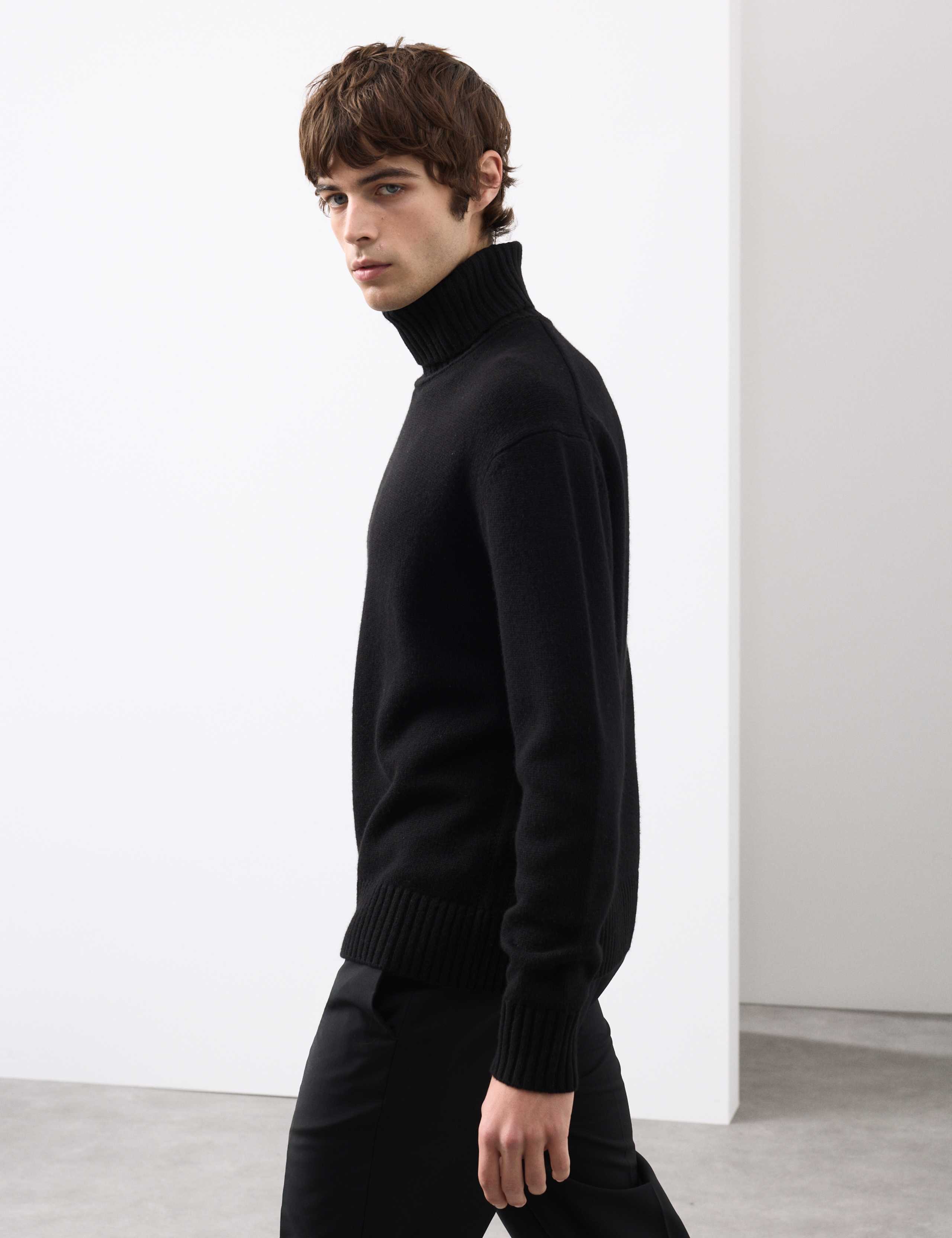 Wool and Cashmere Blend Roll Neck Jumper 7 of 7