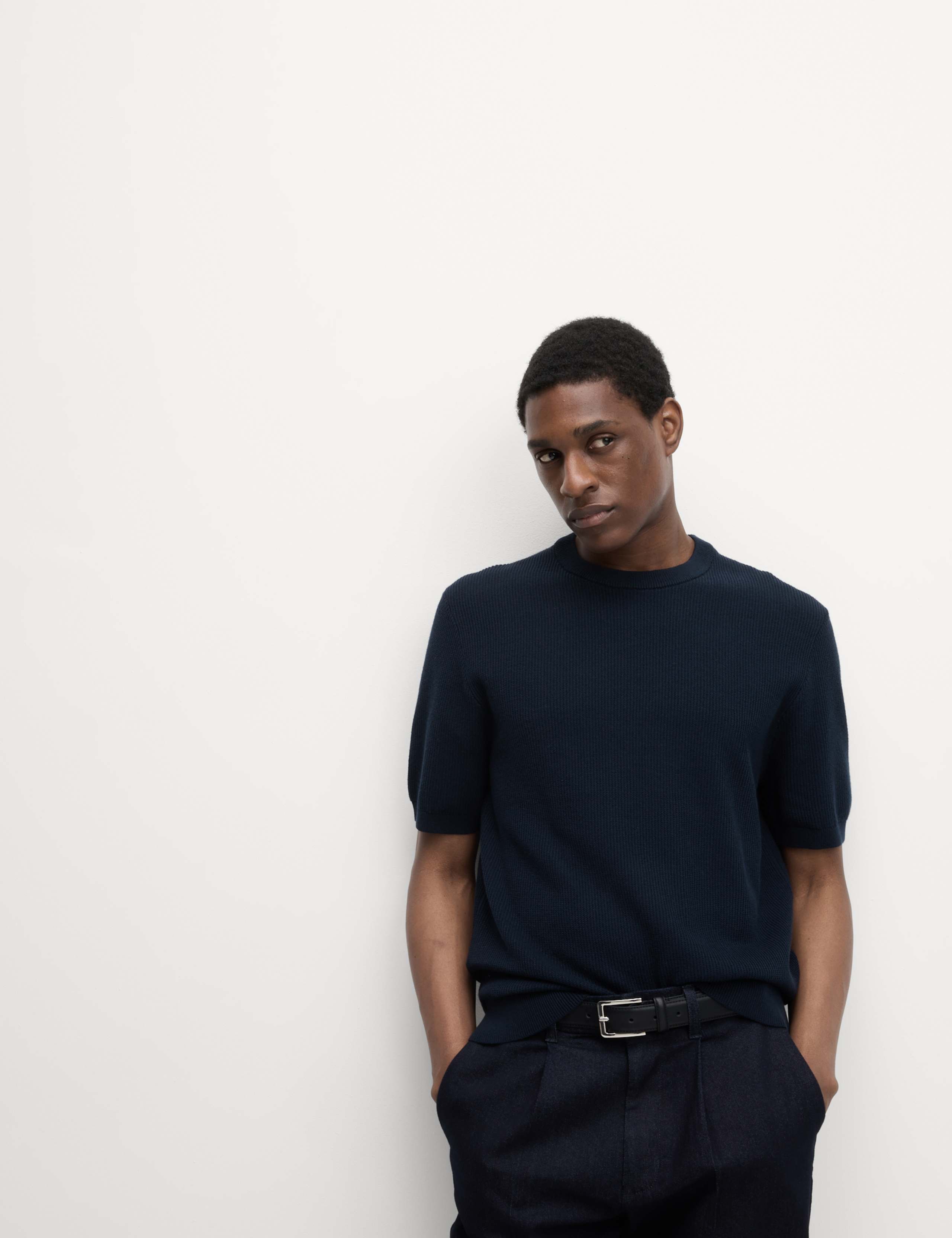 Cotton Rich Textured T-Shirt 3 of 6