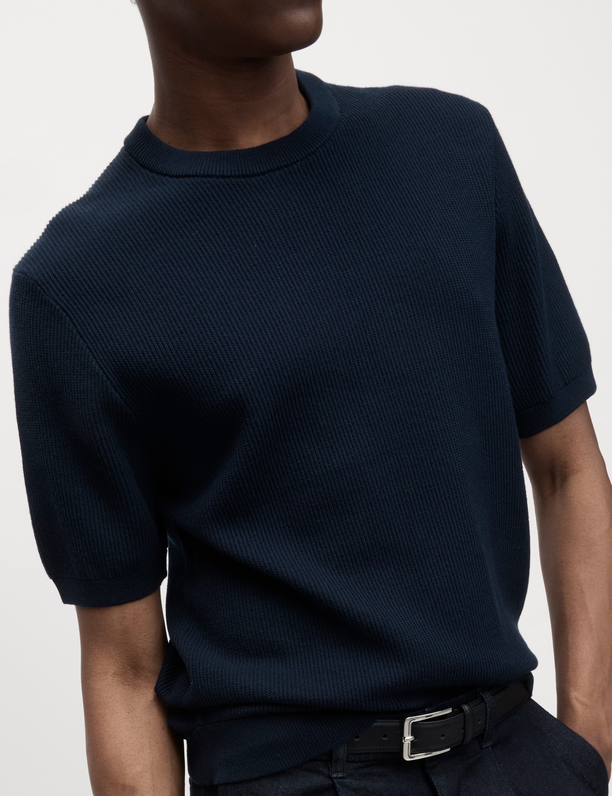 Cotton Rich Textured T-Shirt 5 of 6