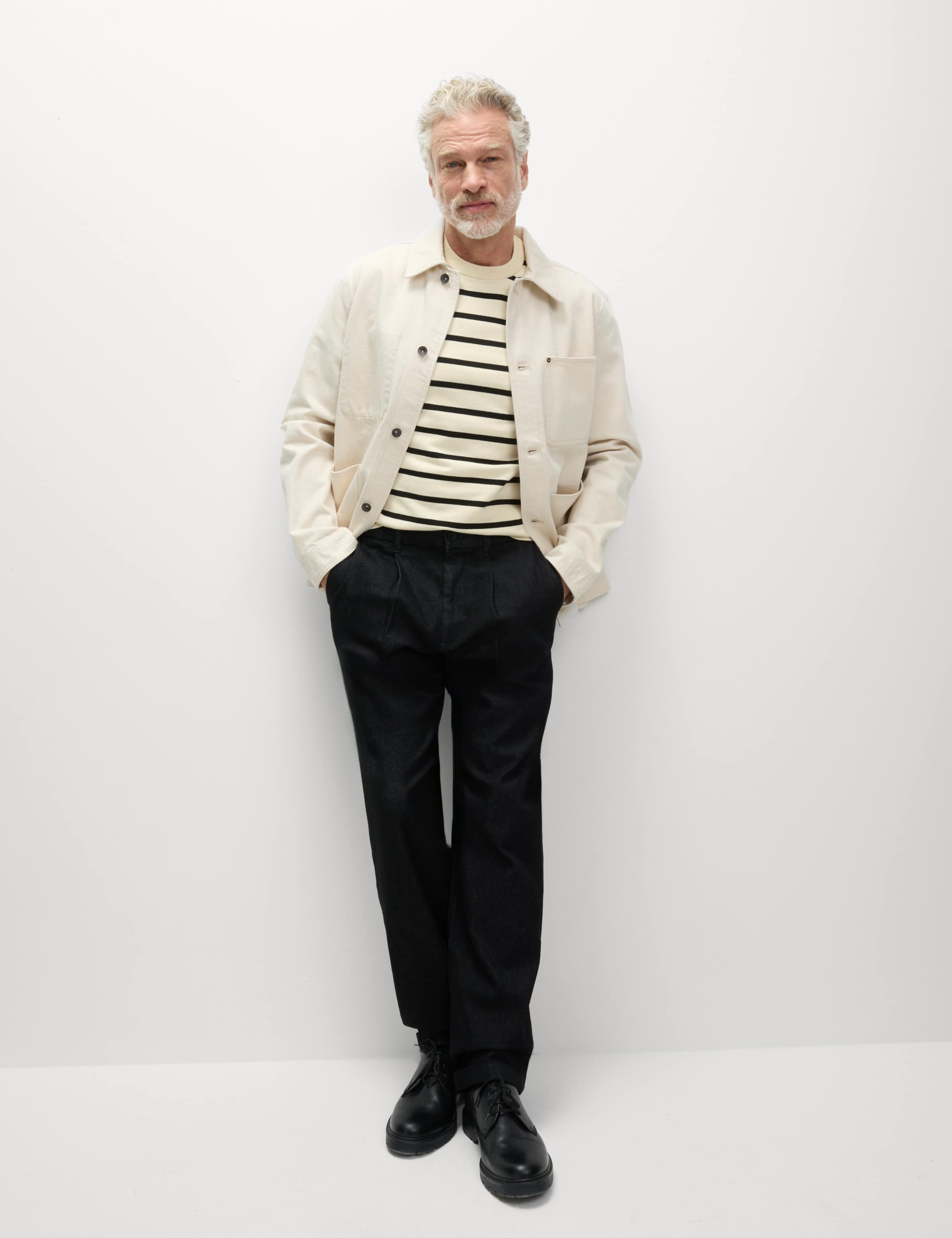 Cotton Rich Striped Knitted T-Shirt 3 of 6