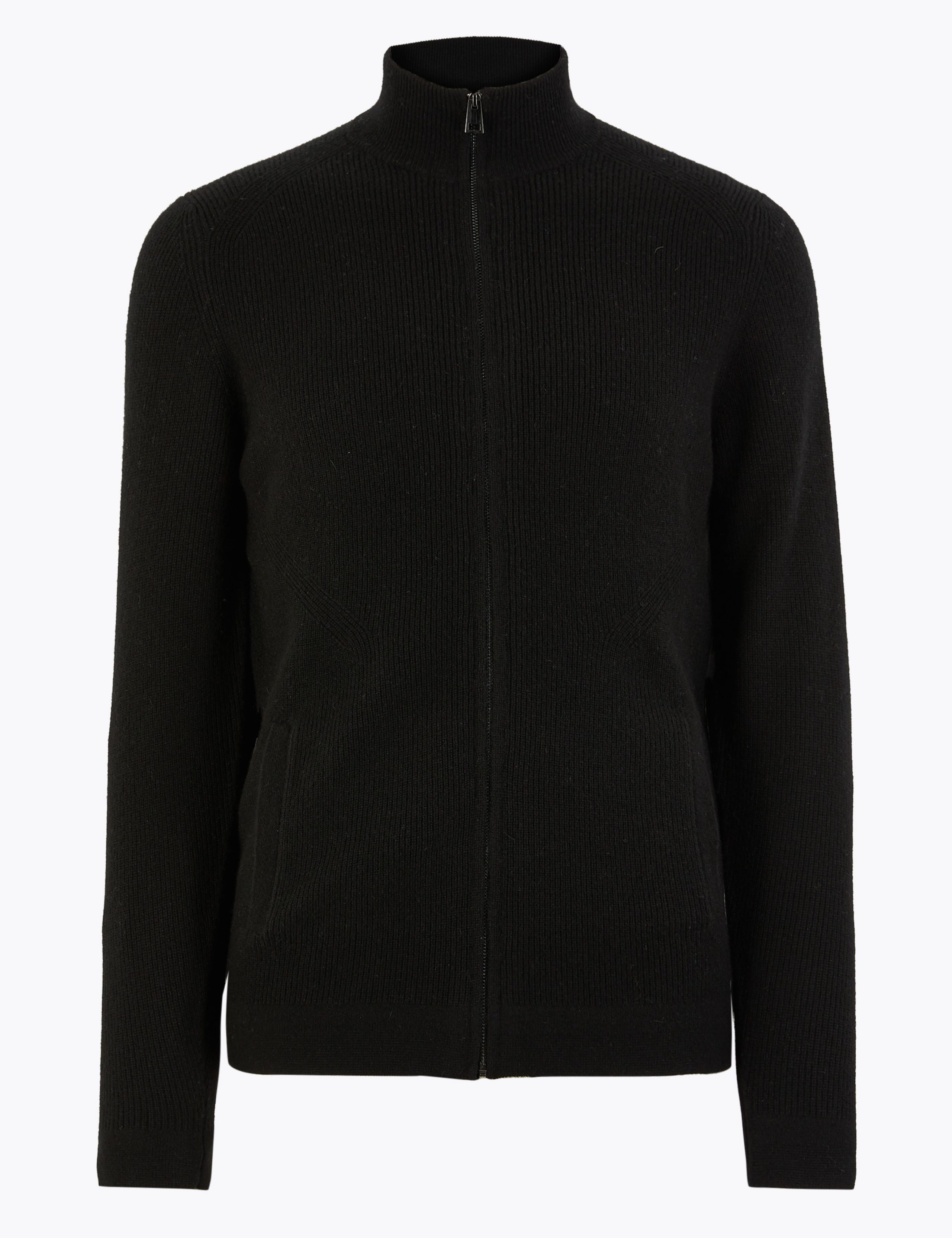 Pure Cashmere Zip Up Cardigan 2 of 4