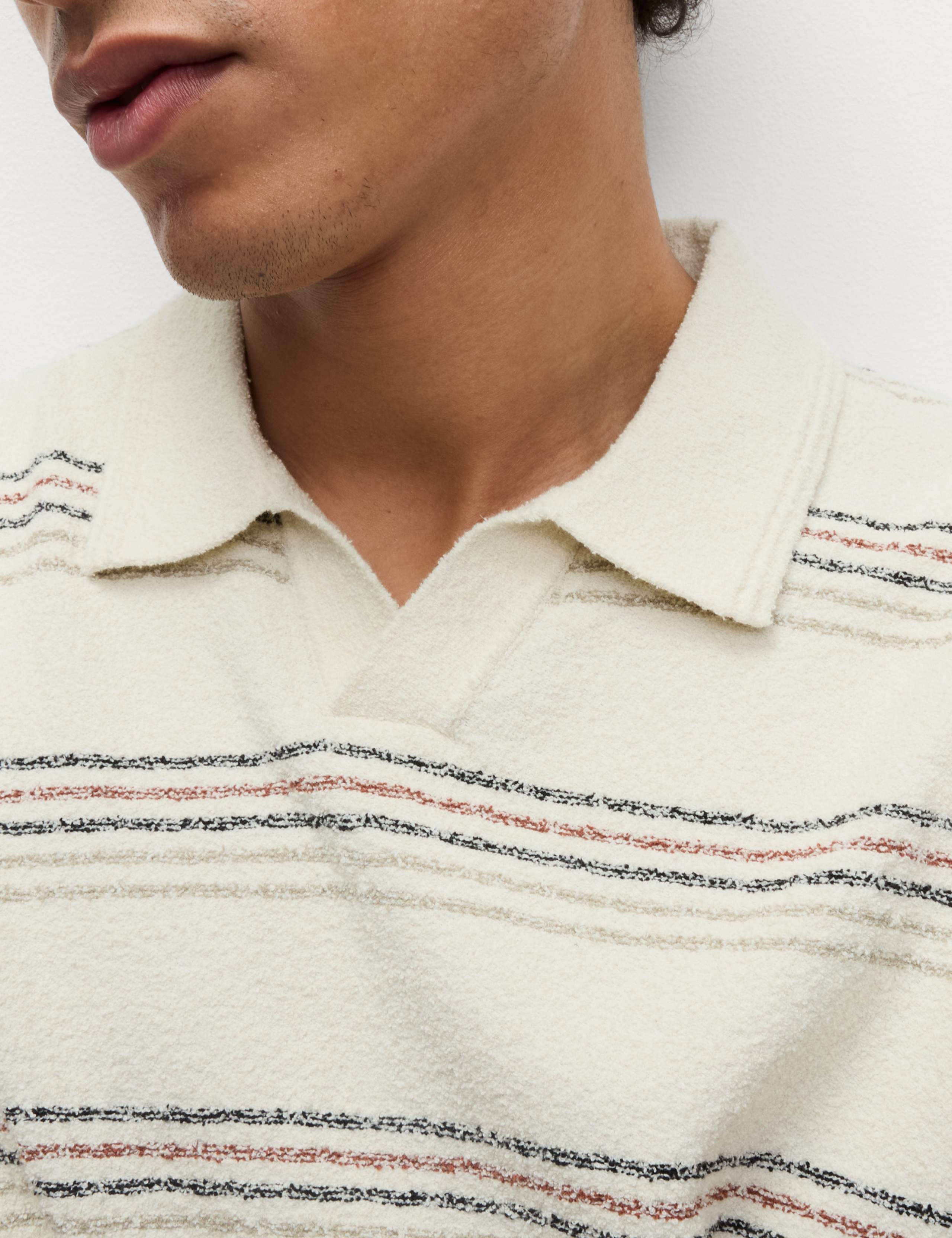 Cotton Rich Knitted Polo Shirt 4 of 5