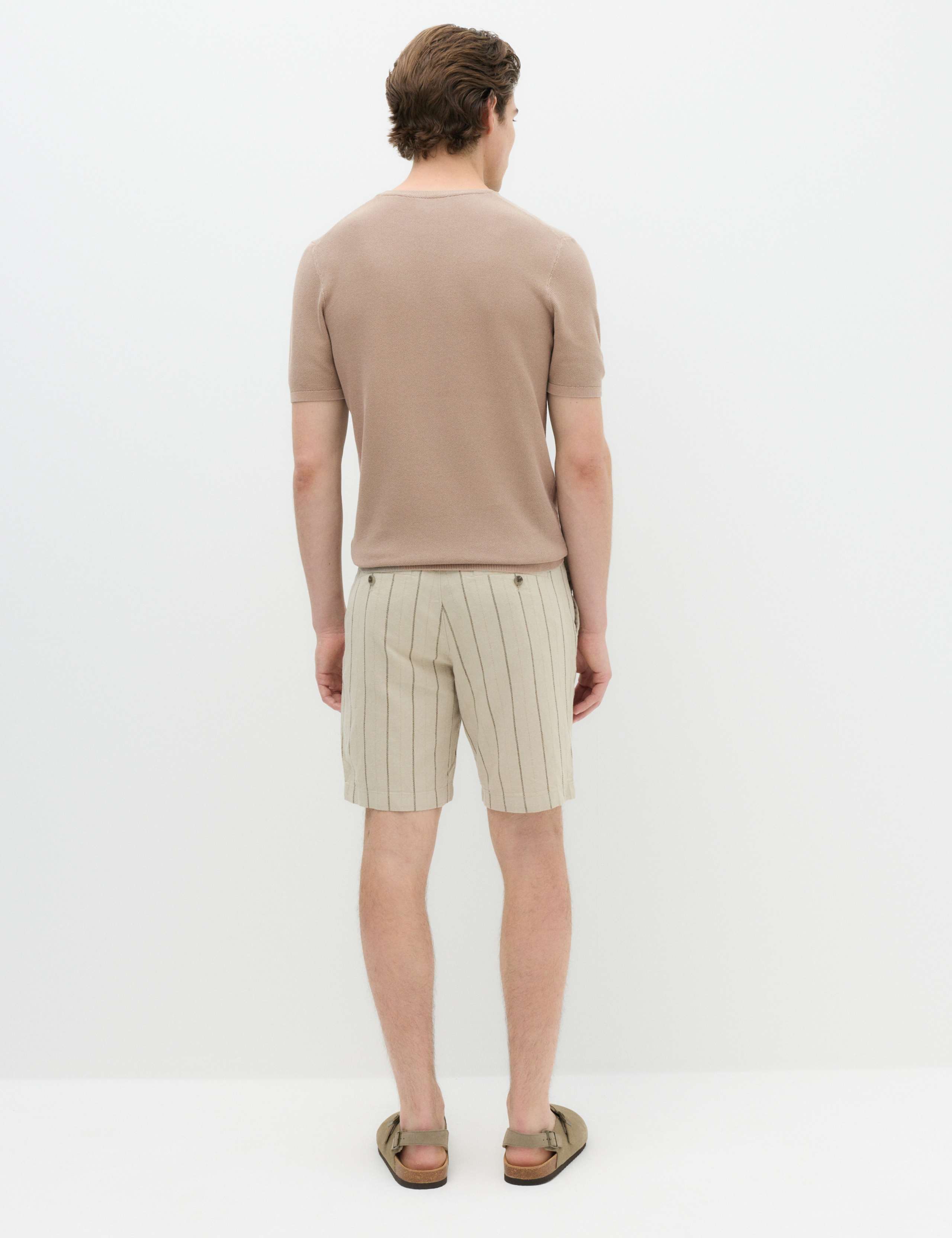 Pure Cotton Garment Dyed Knitted T-Shirt 3 of 6