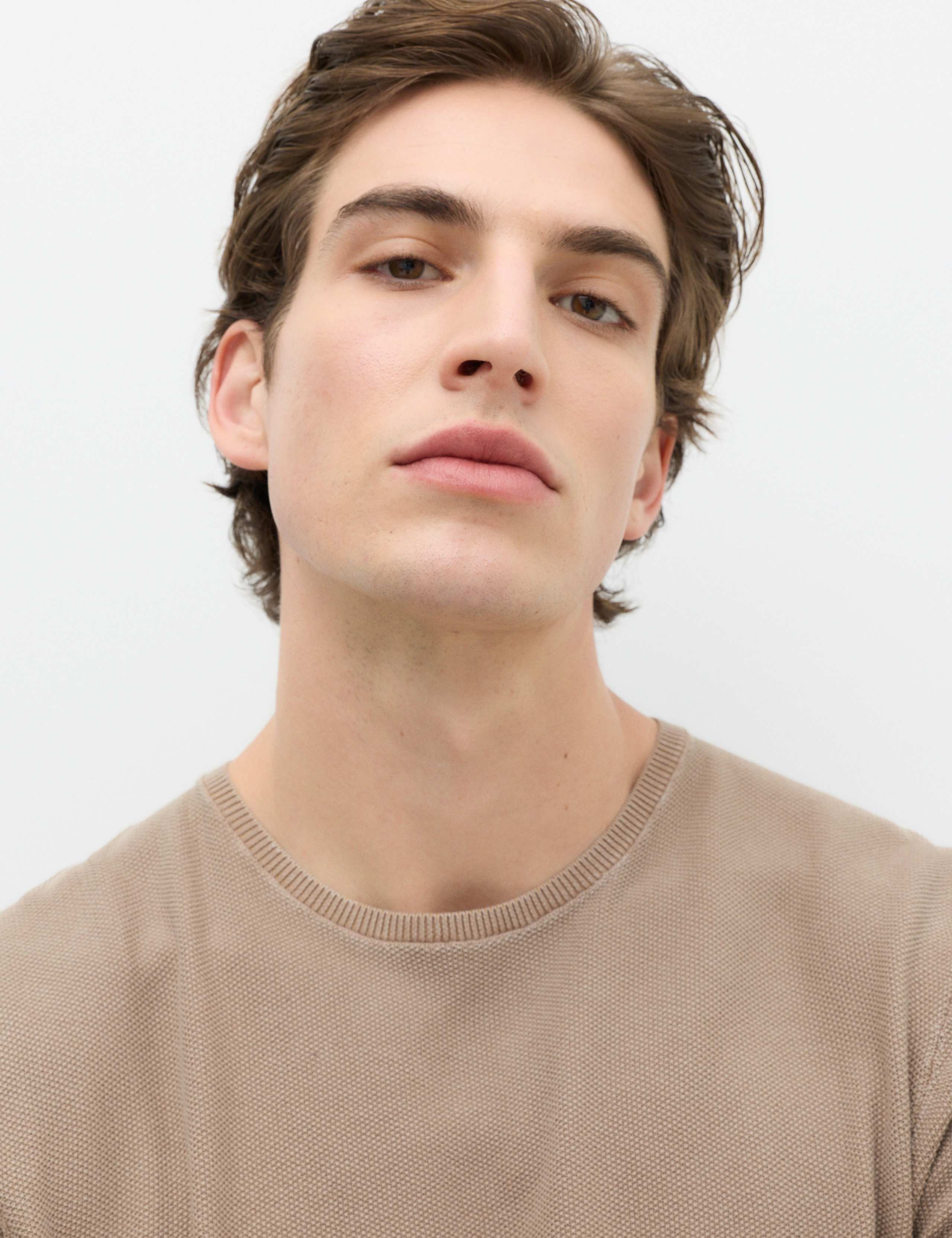 Pure Cotton Garment Dyed Knitted T-Shirt 4 of 6