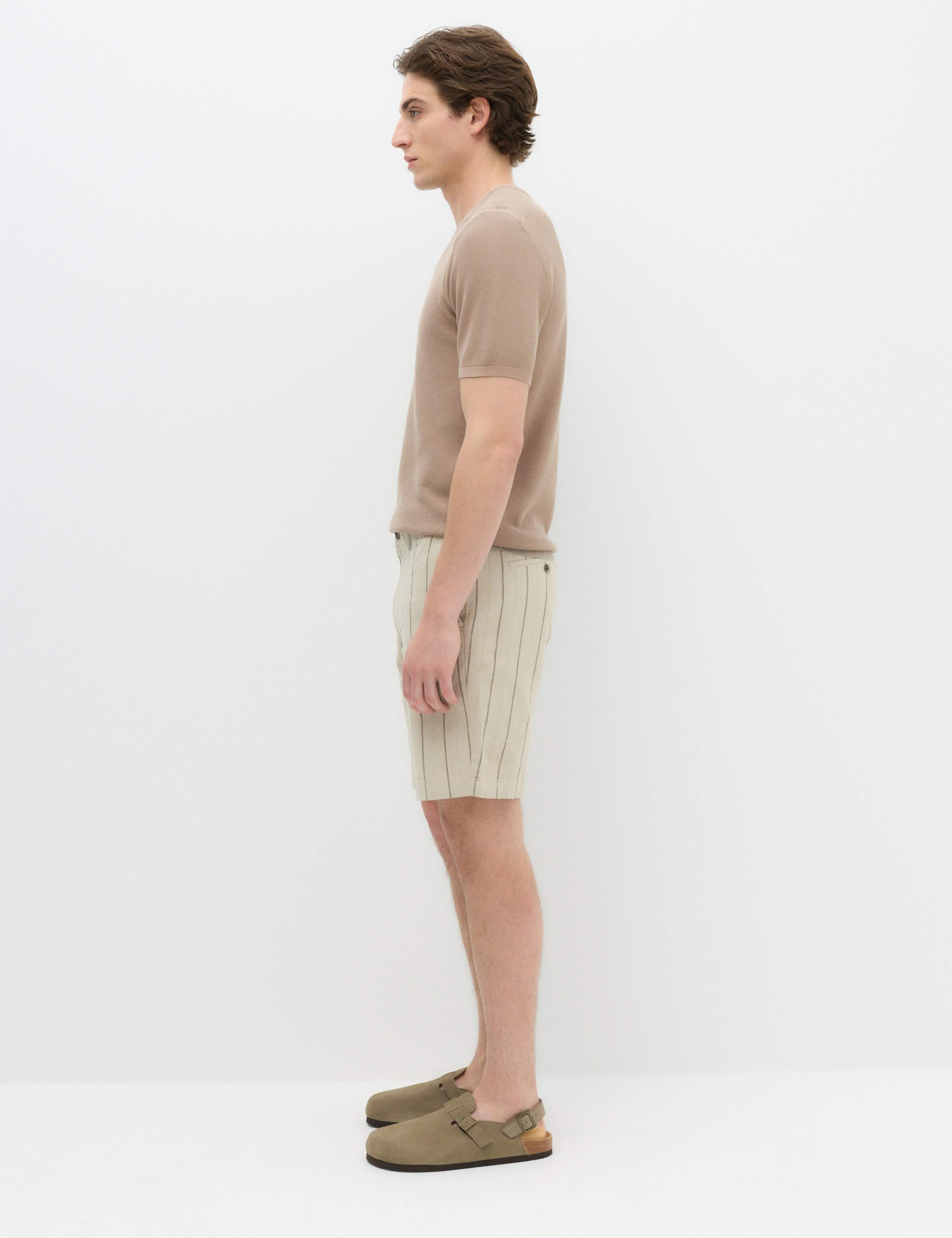 Pure Cotton Garment Dyed Knitted T-Shirt 5 of 6