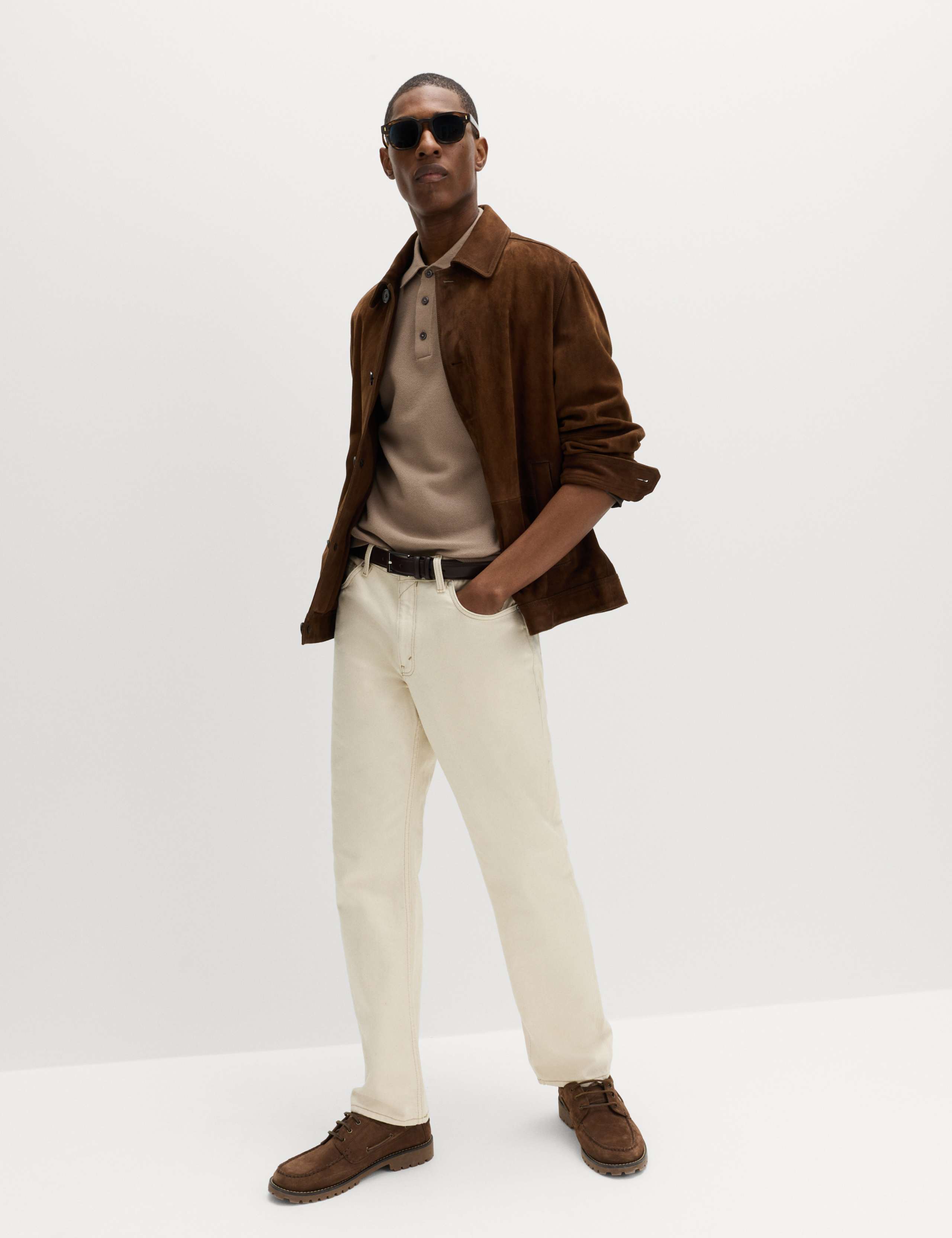 Cotton Rich Textured Knitted Polo Shirt 5 of 5