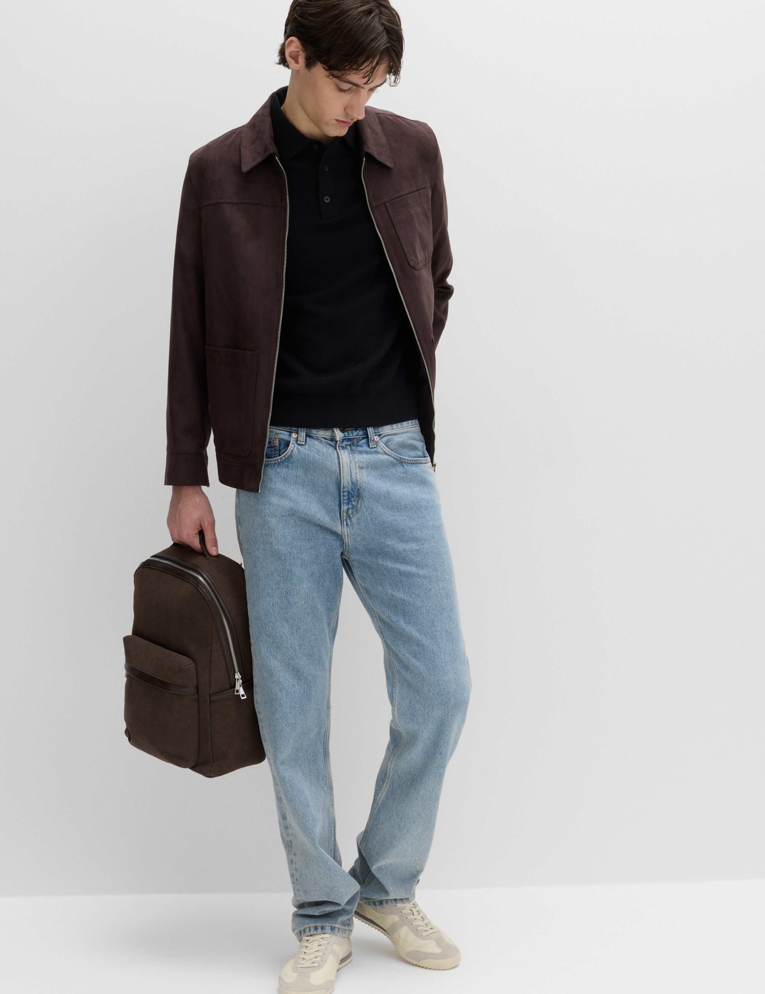 Cotton Rich Textured Knitted Polo Shirt 4 of 6