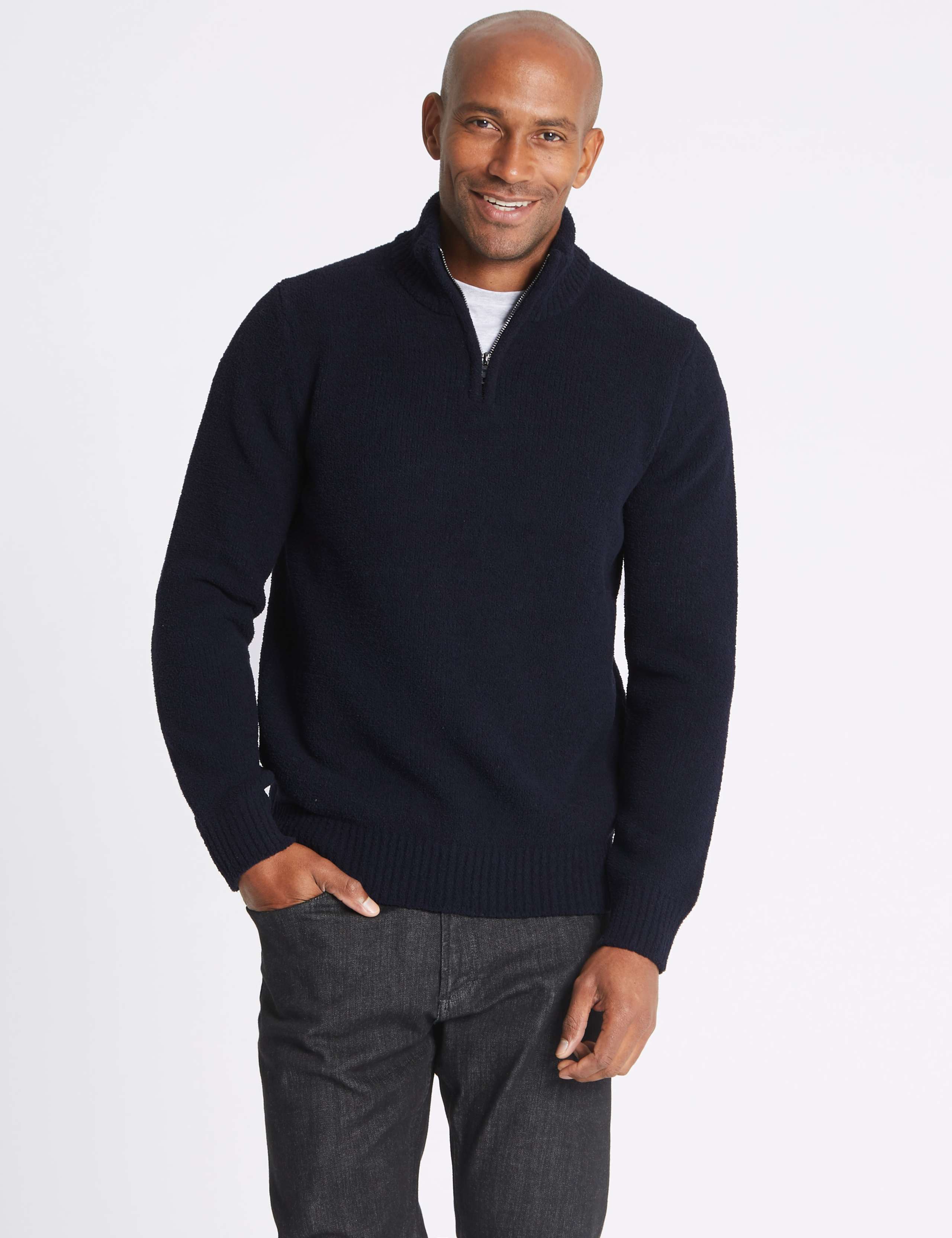 Chenille Half Zip Jumper 1 of 4