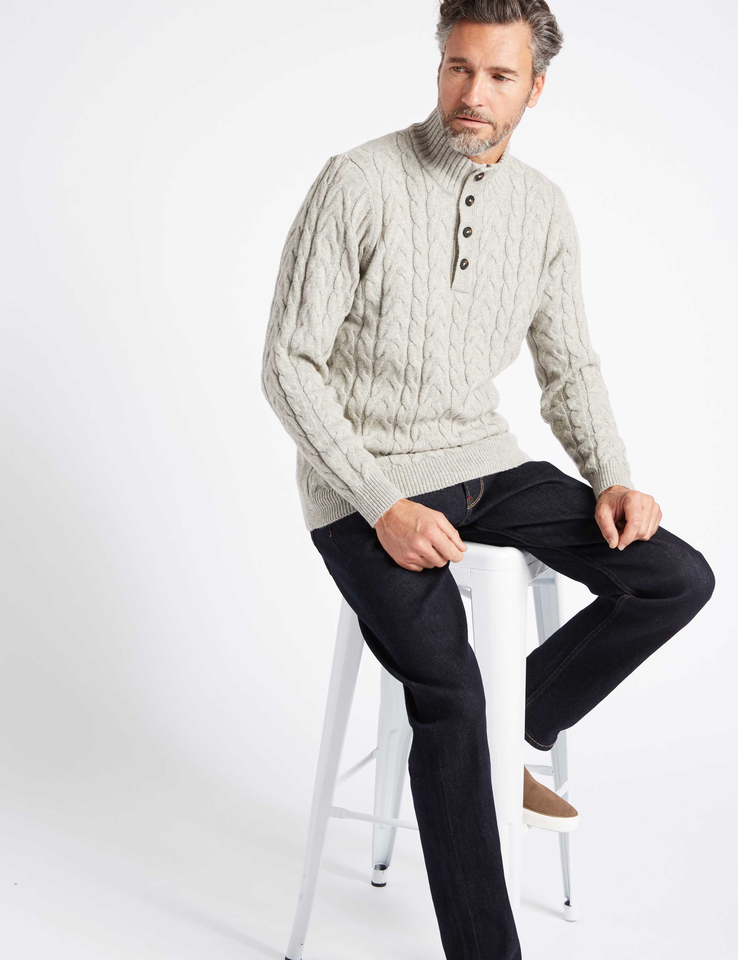 Wool Blend Textured Jumper 2 of 4