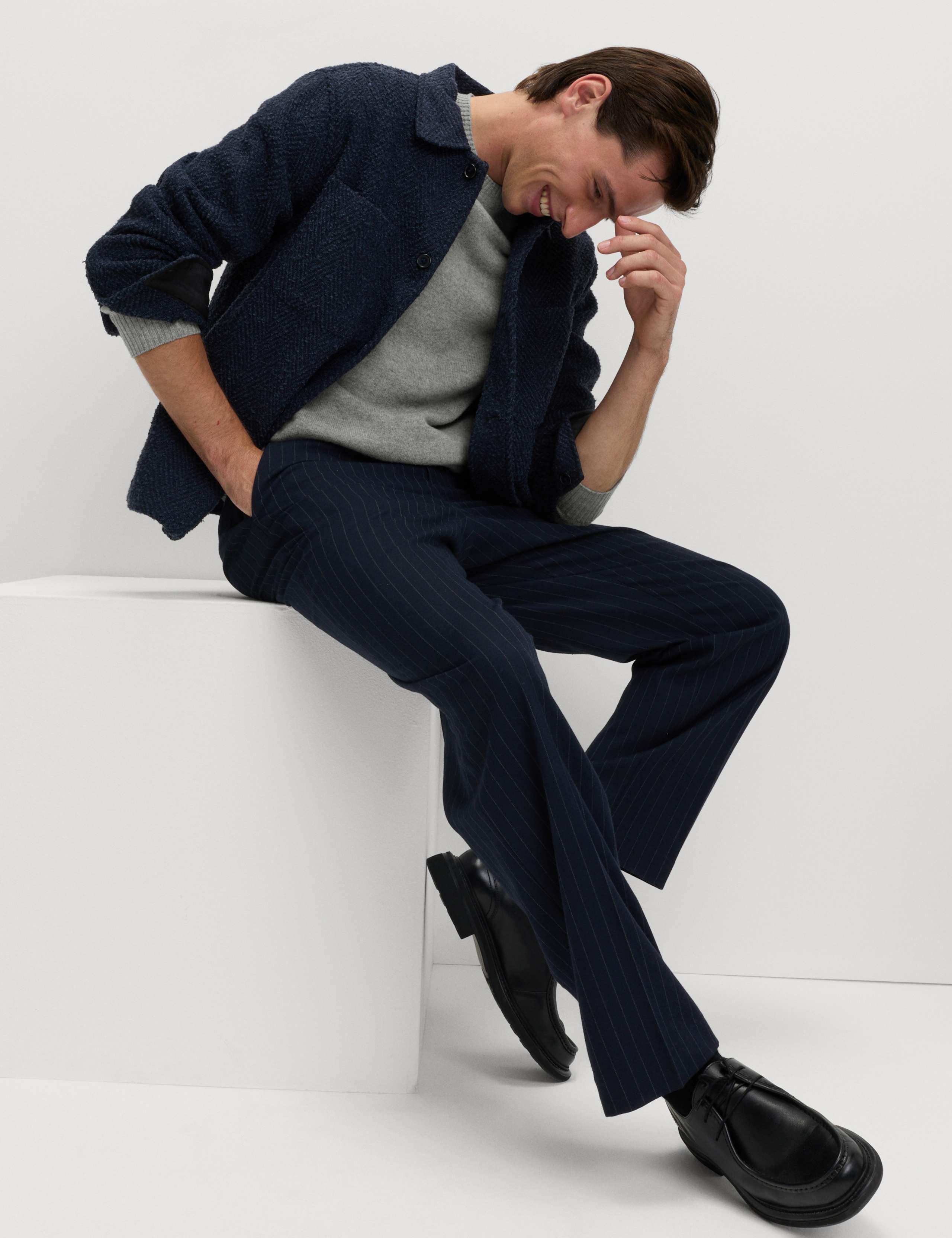 Pure Lambswool Crew Neck Jumper 3 of 6