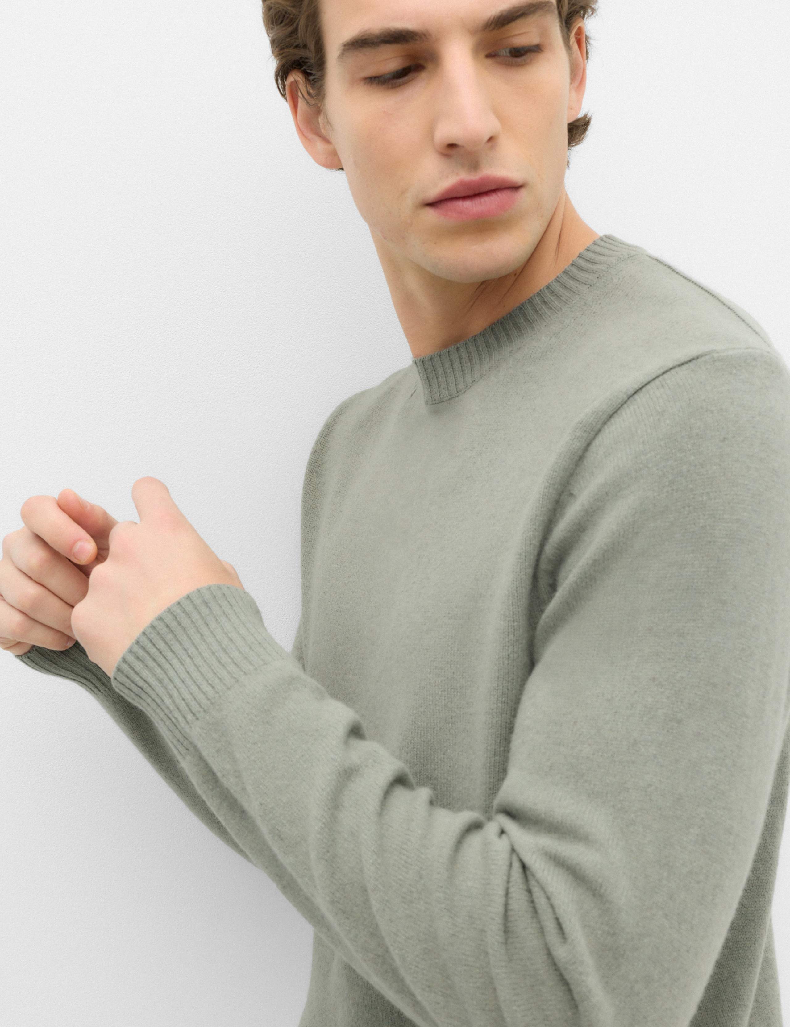 Pure Lambswool Crew Neck Jumper 4 of 6