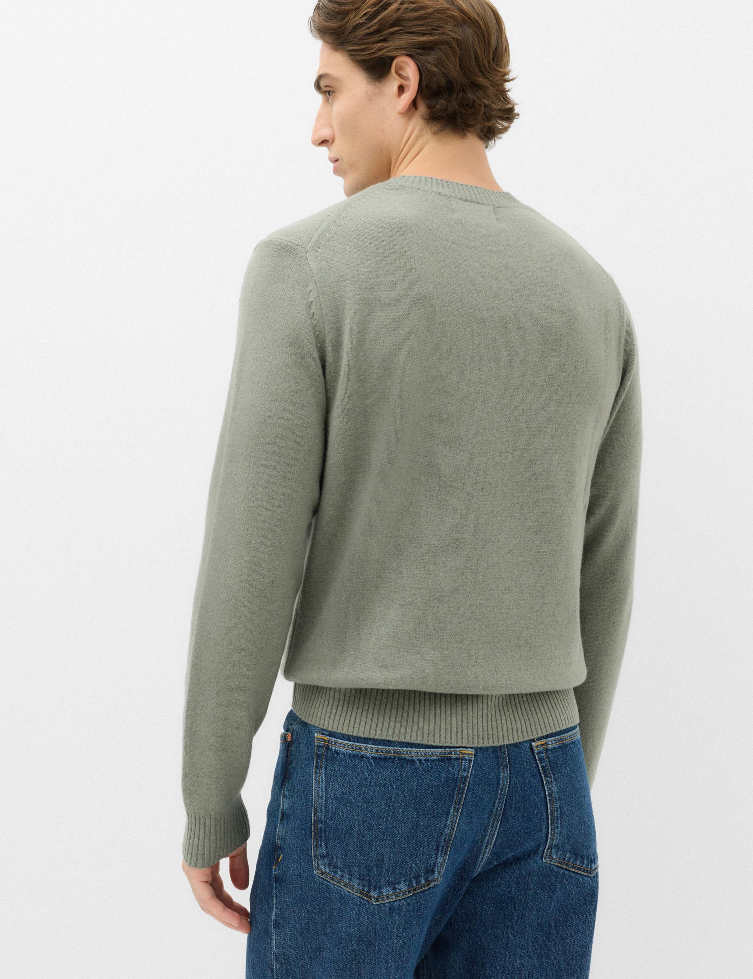 Pure Lambswool Crew Neck Jumper 5 of 6