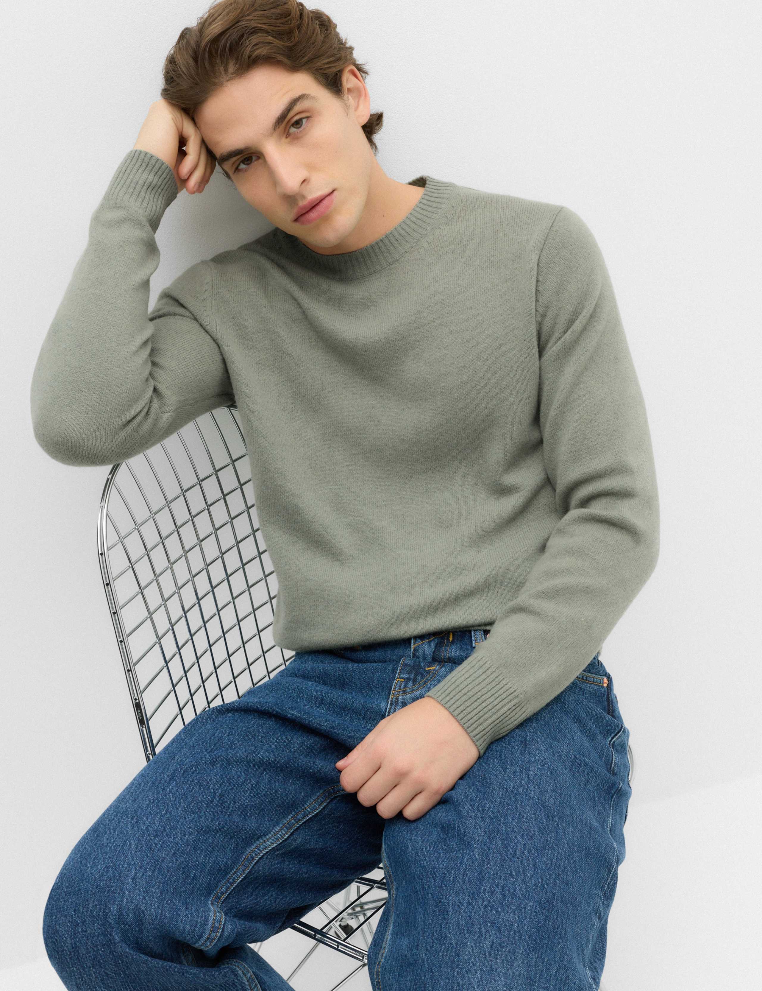 Pure Lambswool Crew Neck Jumper 6 of 6