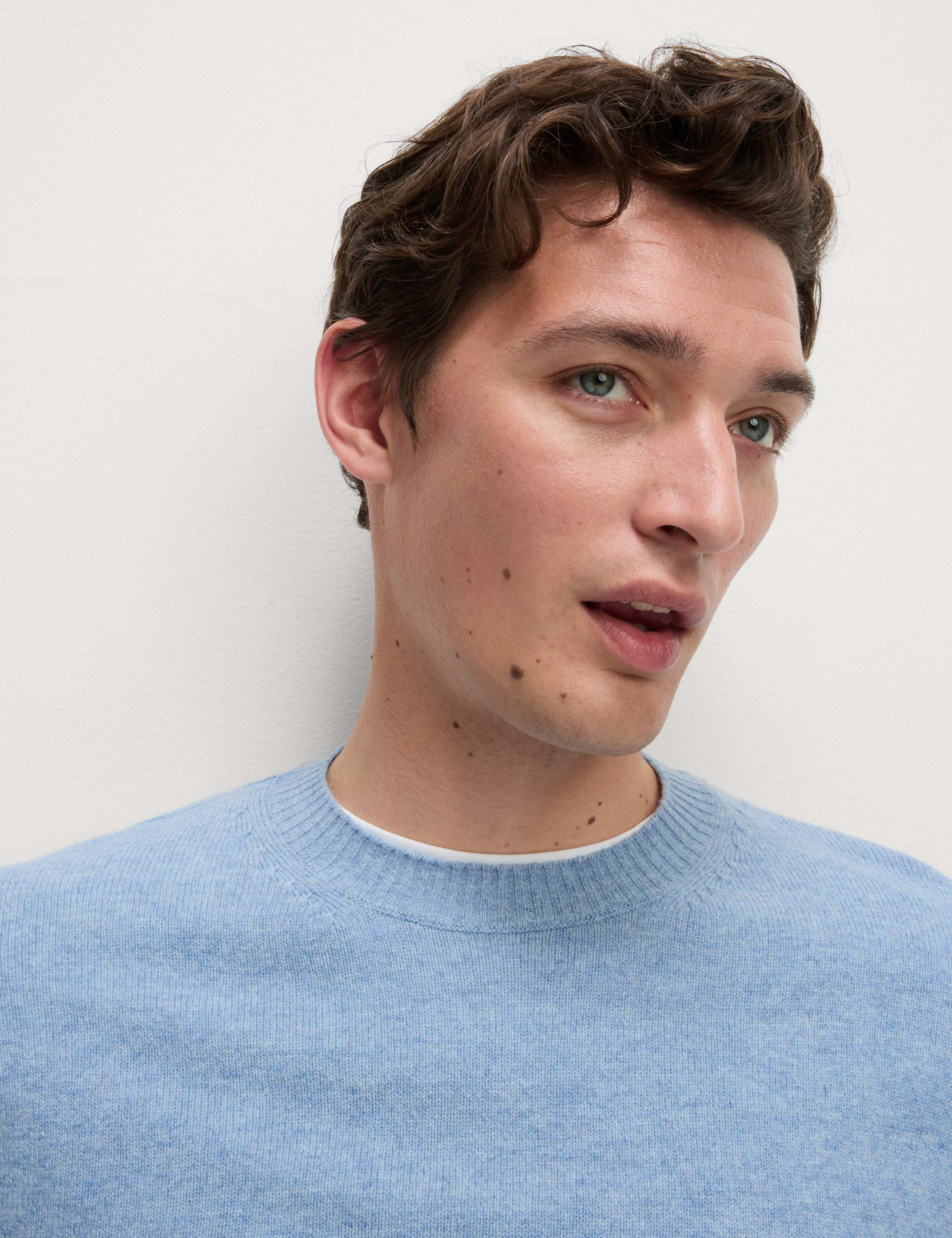 Pure Lambswool Crew Neck Jumper 1 of 5