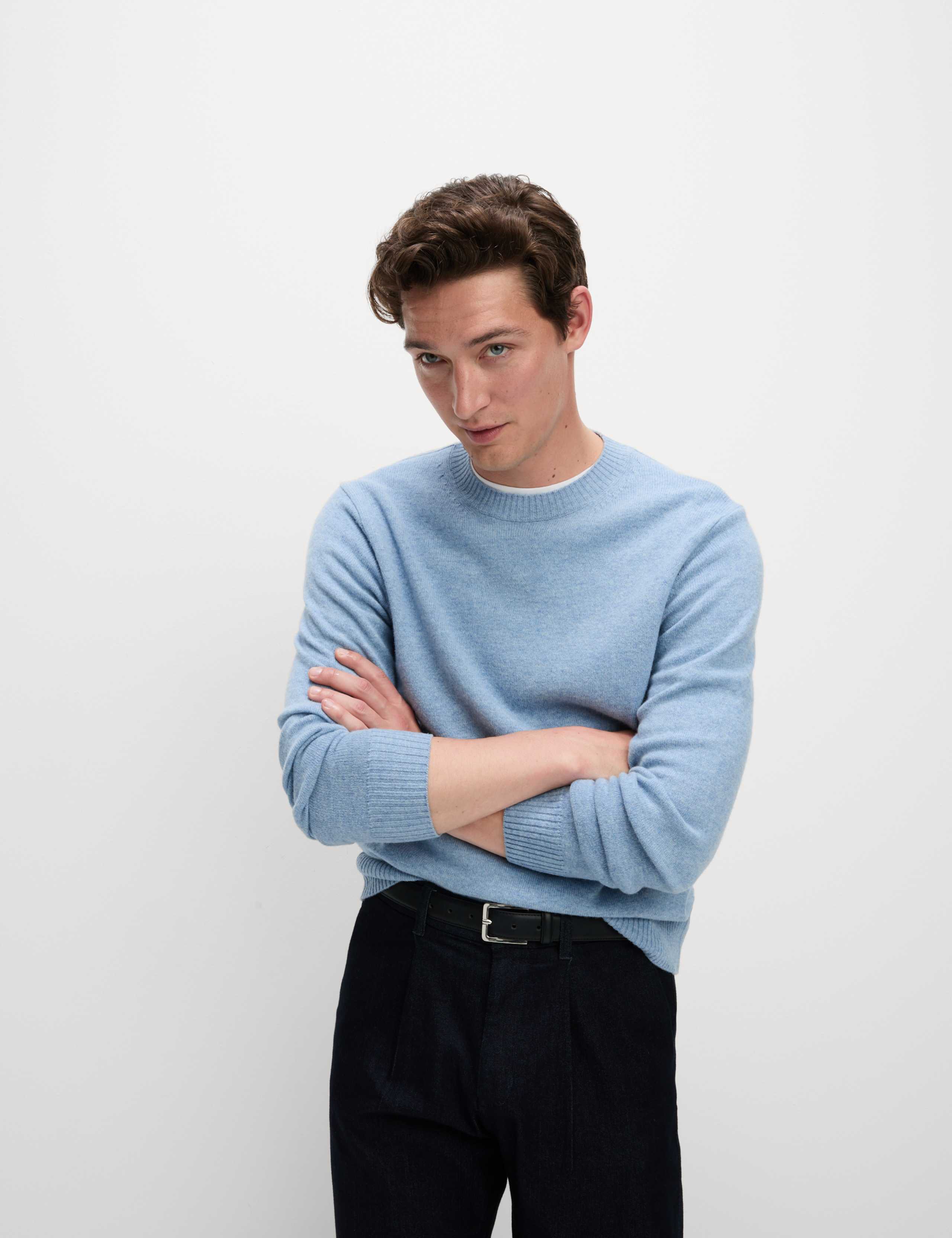 Pure Lambswool Crew Neck Jumper 4 of 5