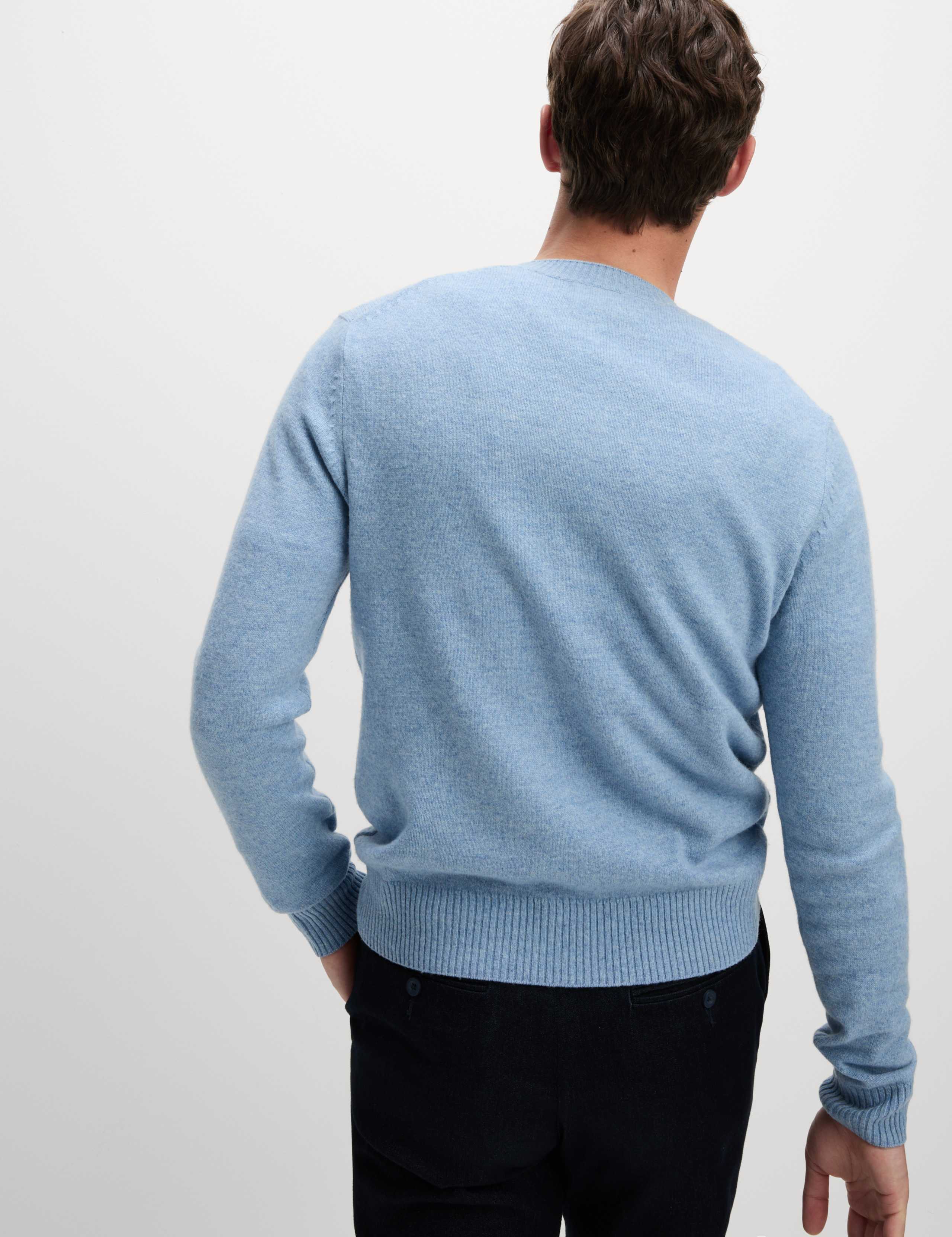 Pure Lambswool Crew Neck Jumper 5 of 5