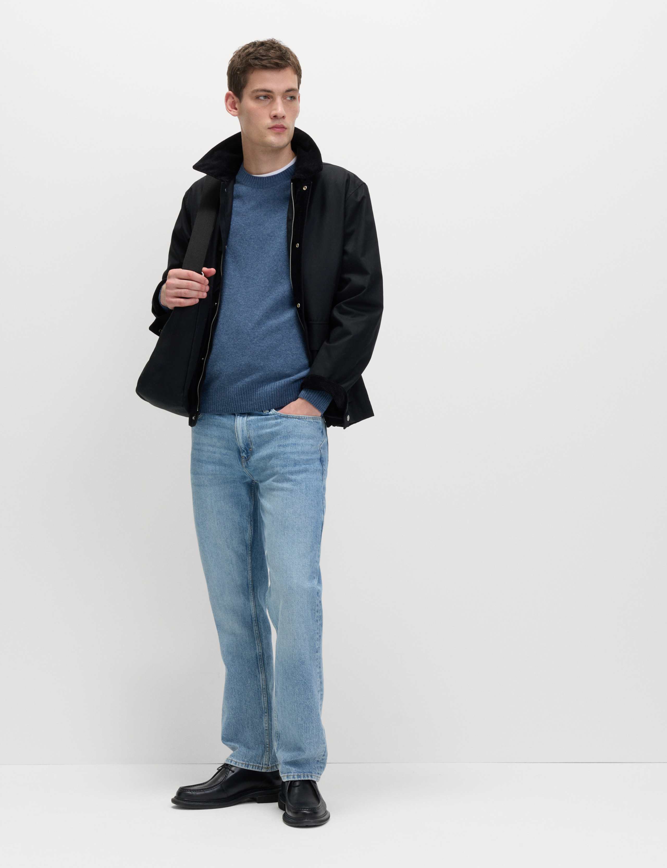 Pure Lambswool Crew Neck Jumper 4 of 6