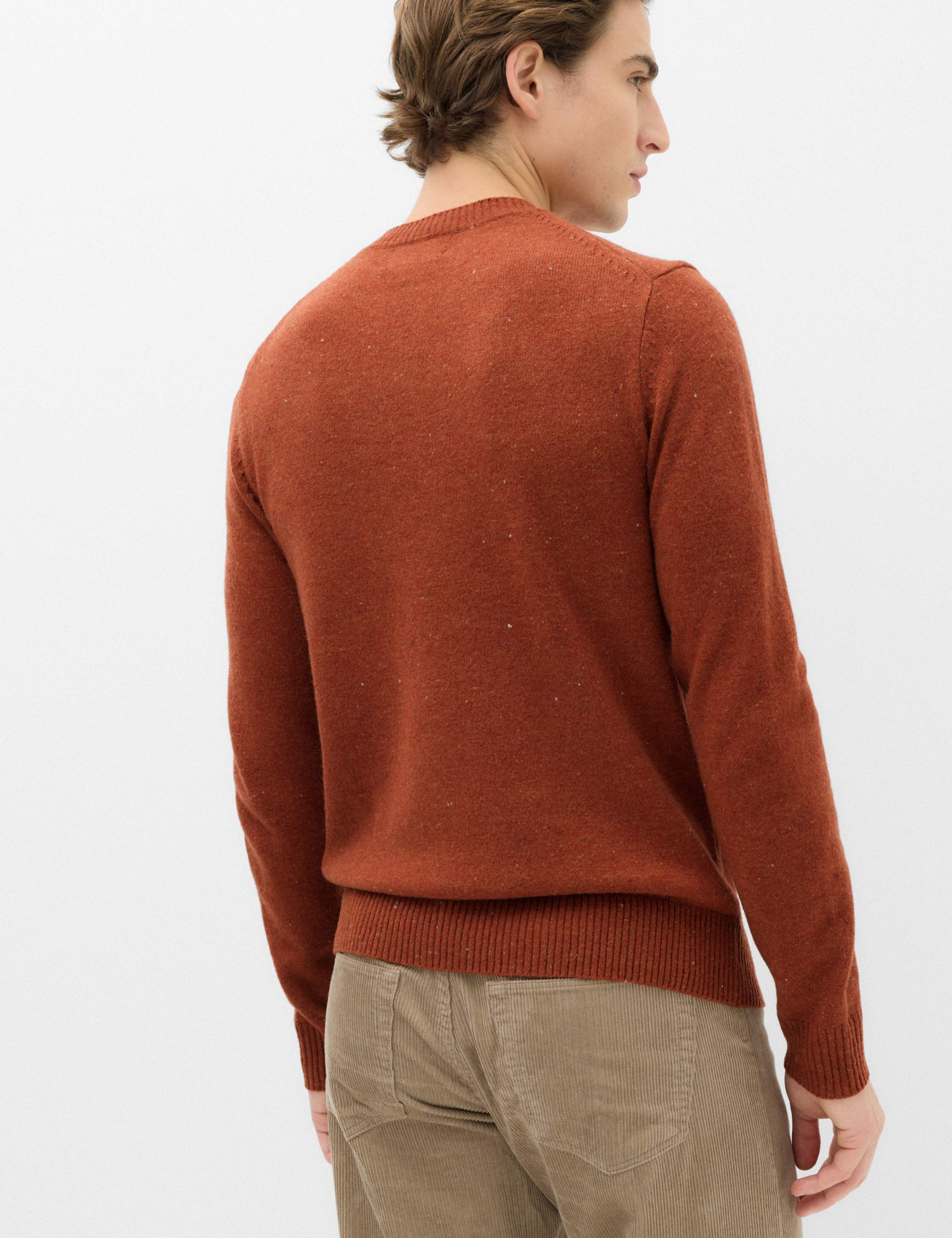 Pure Lambswool Crew Neck Jumper 5 of 6