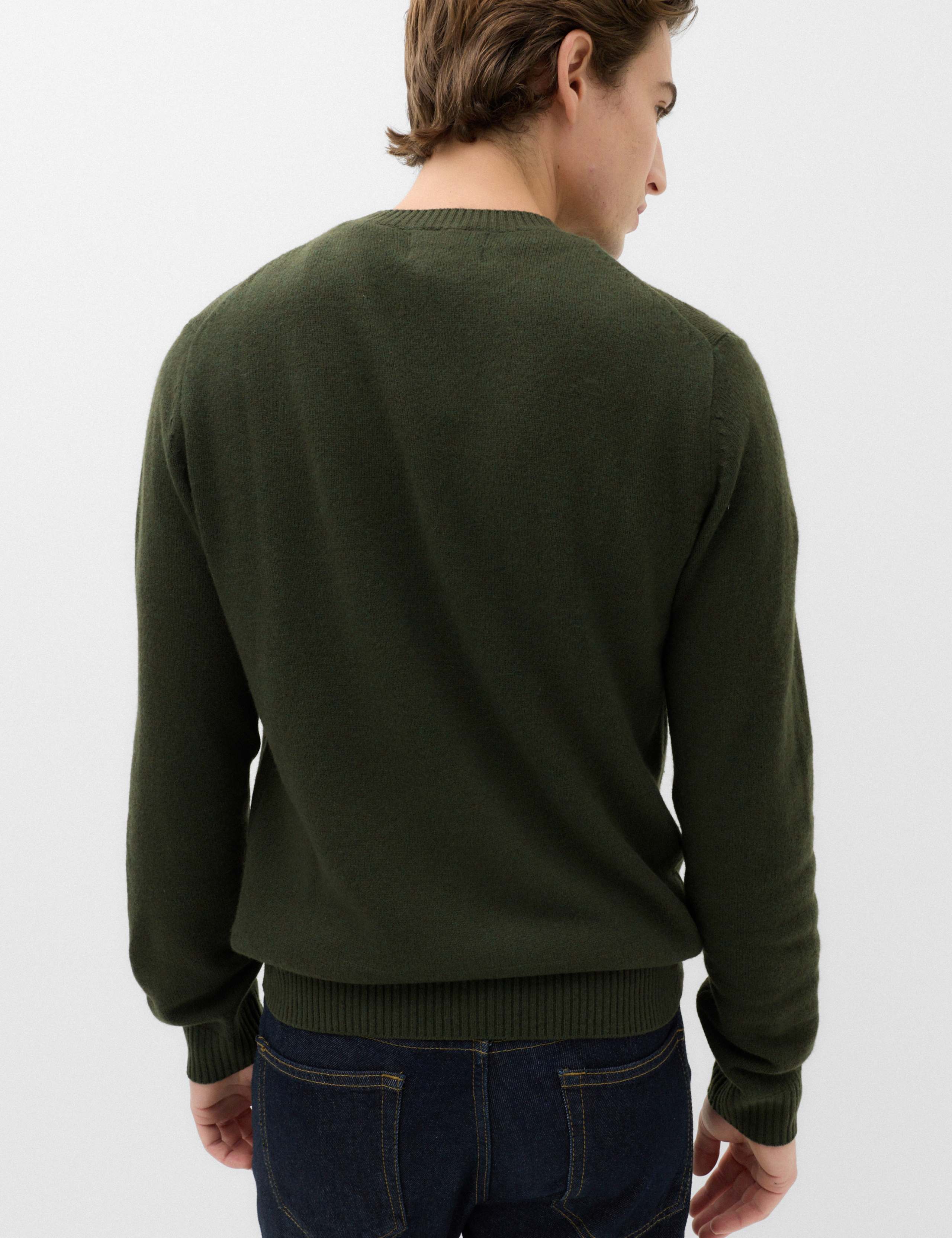 Pure Lambswool Crew Neck Jumper 4 of 6