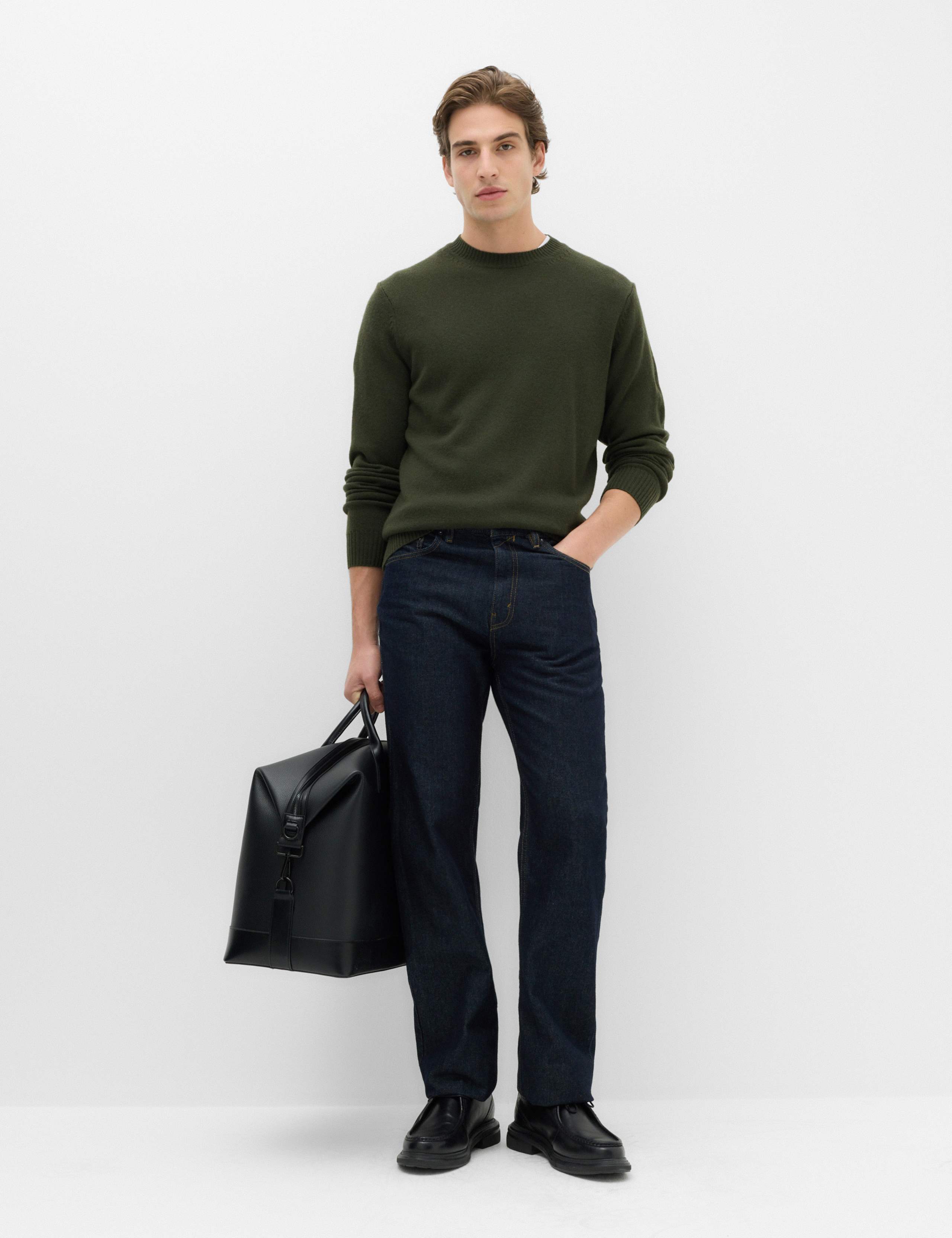 Pure Lambswool Crew Neck Jumper 5 of 6