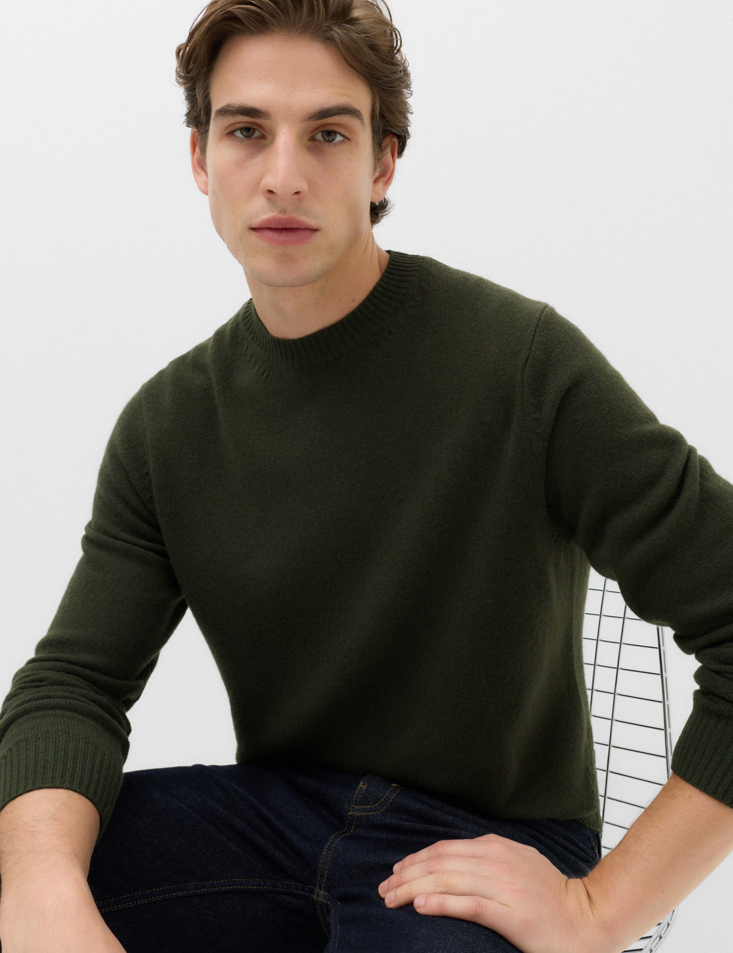 Pure Lambswool Crew Neck Jumper 6 of 6