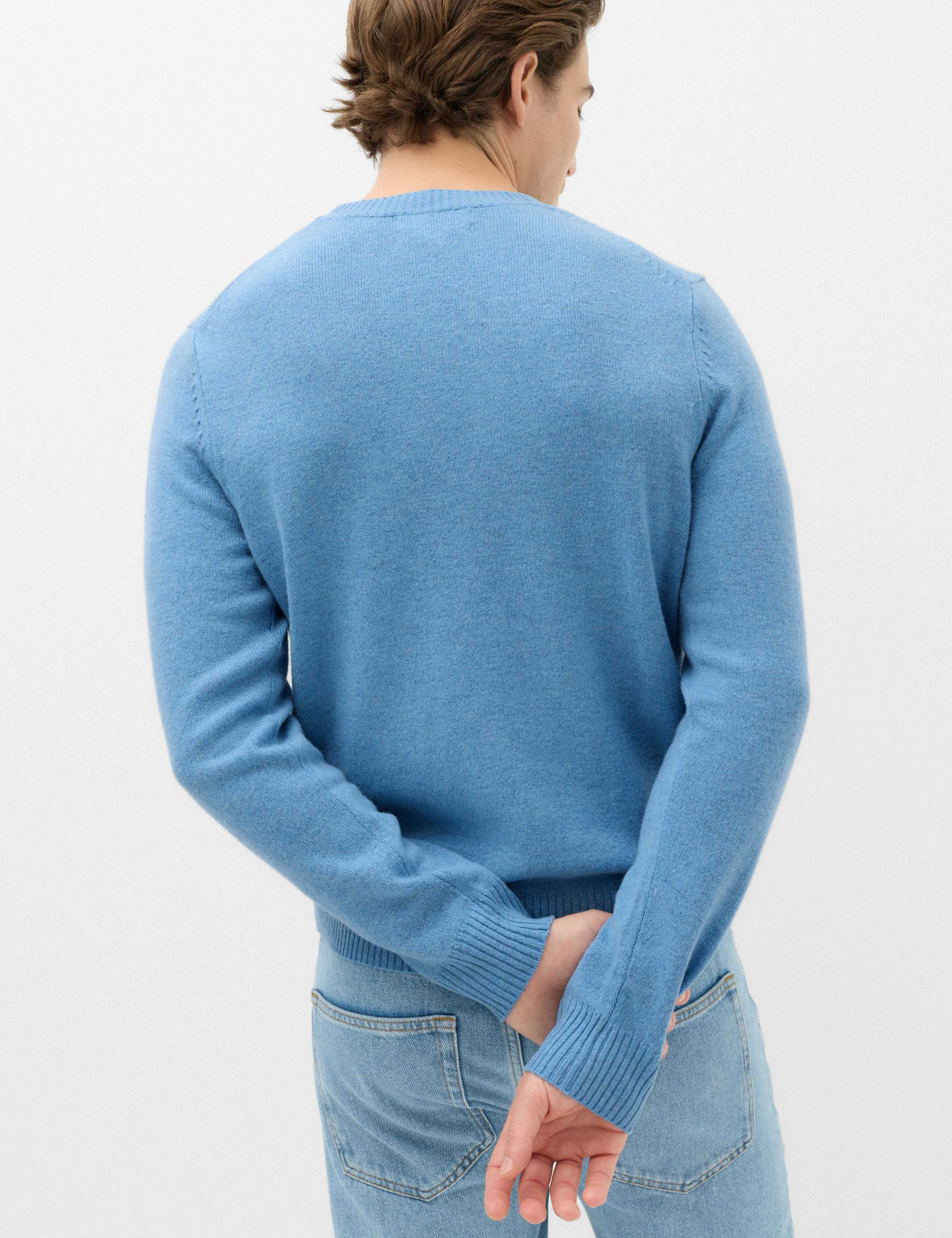 Pure Lambswool Crew Neck Jumper 5 of 6