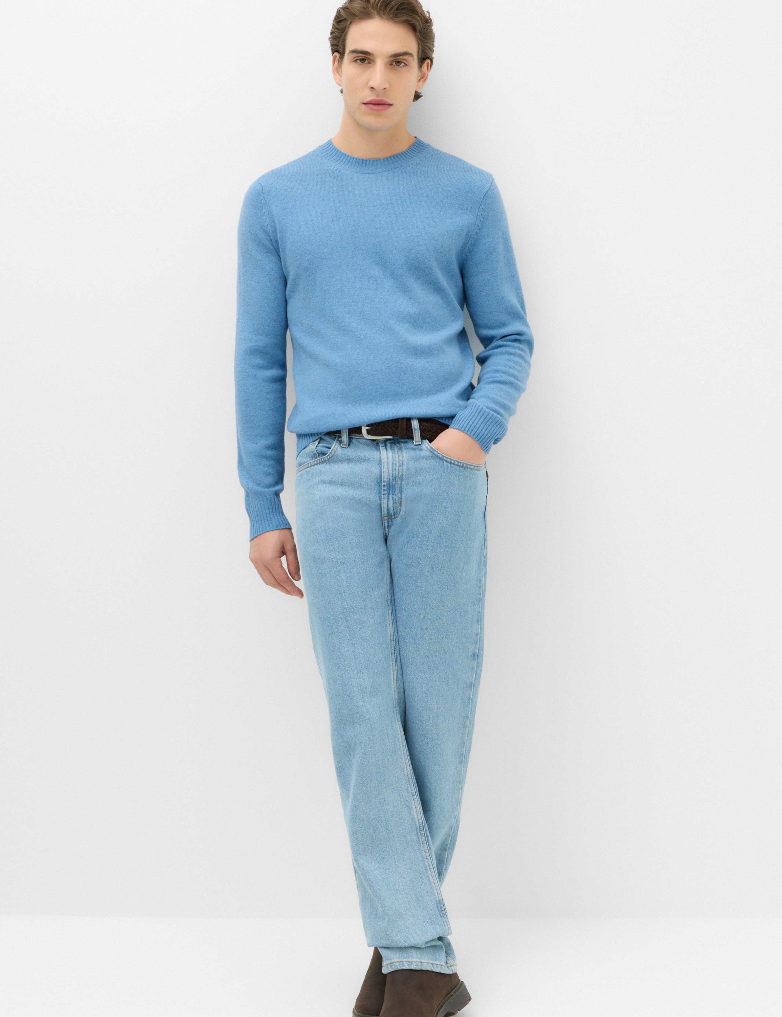 Pure Lambswool Crew Neck Jumper 6 of 6
