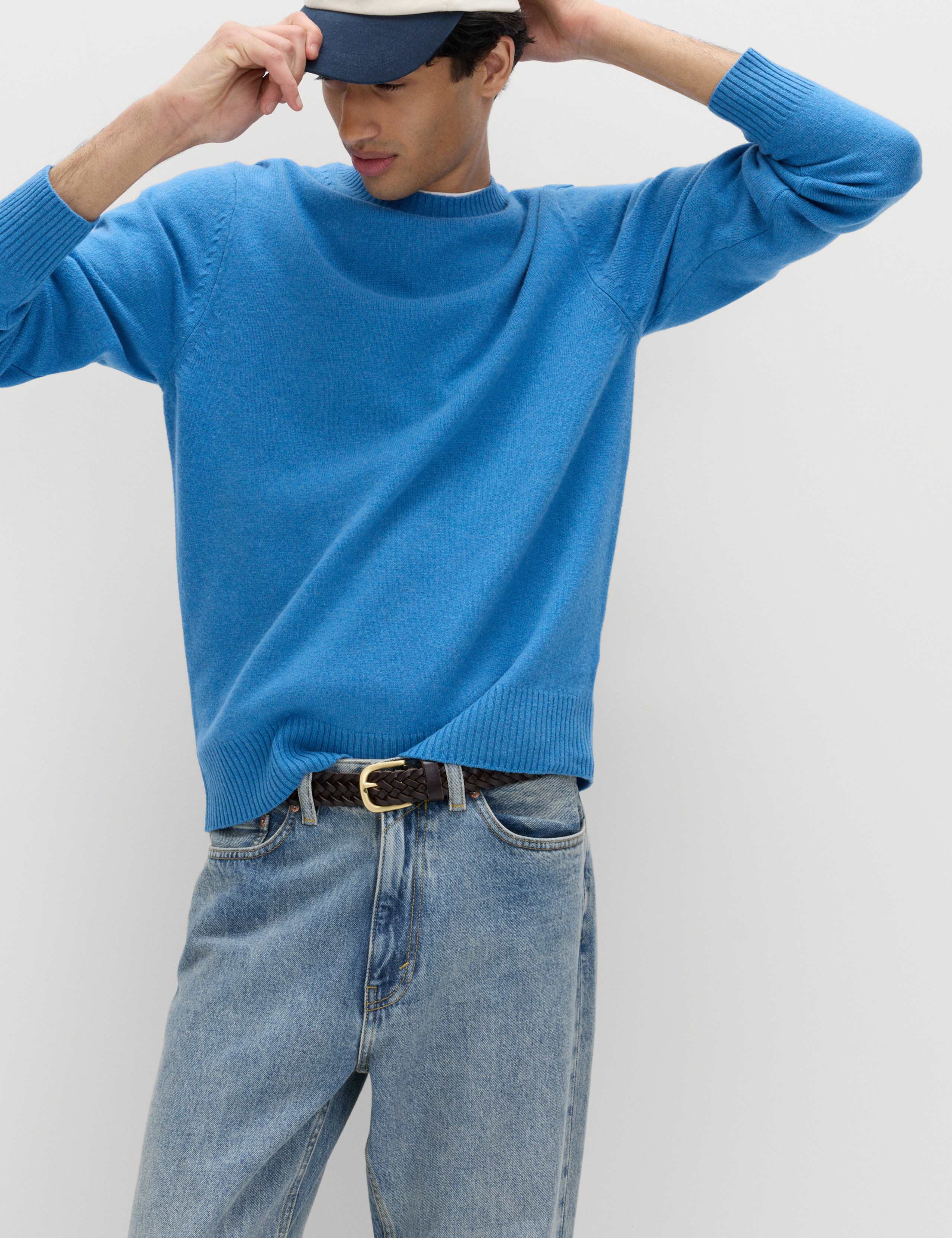 Pure Lambswool Crew Neck Jumper 5 of 5