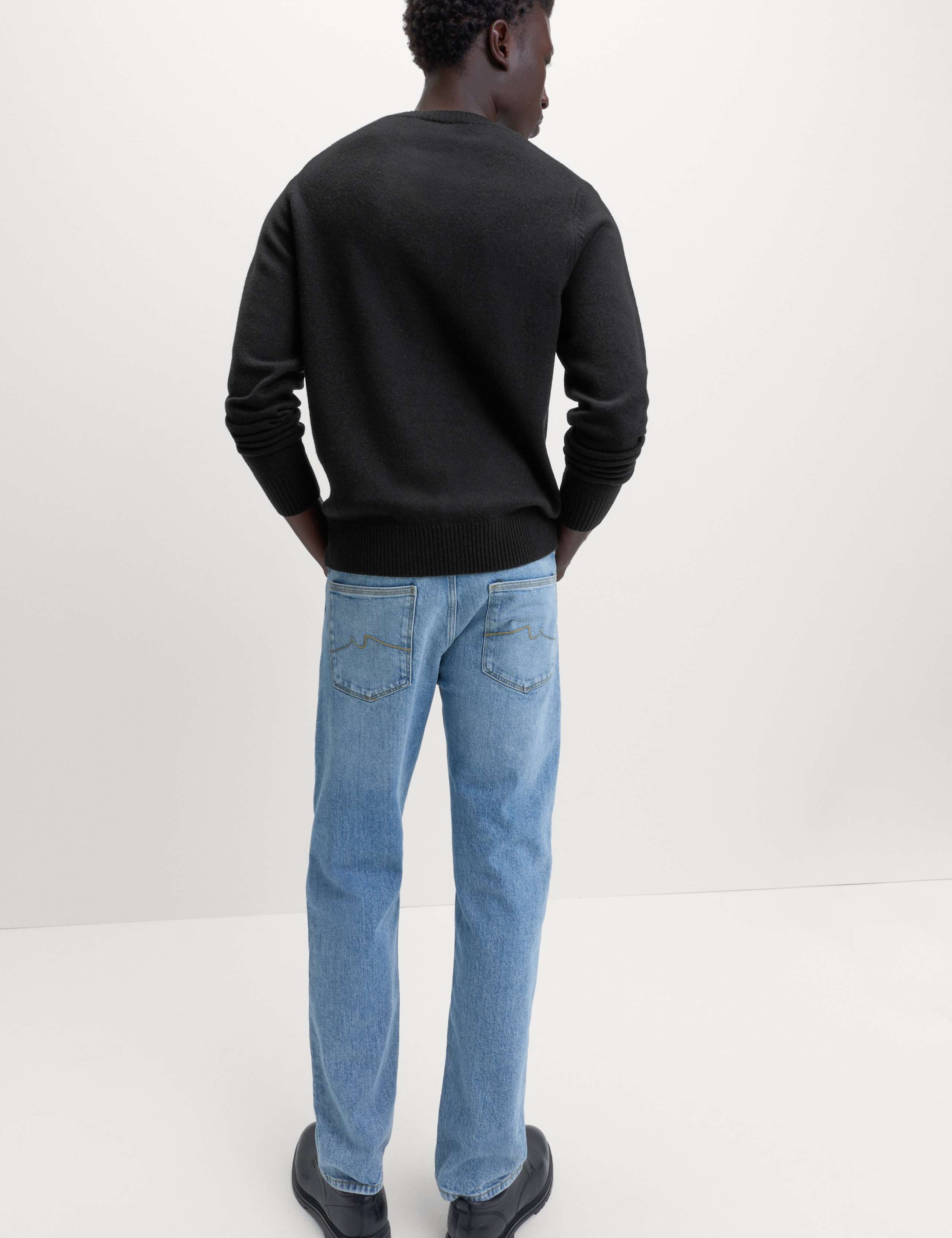 Pure Lambswool Crew Neck Jumper 5 of 7