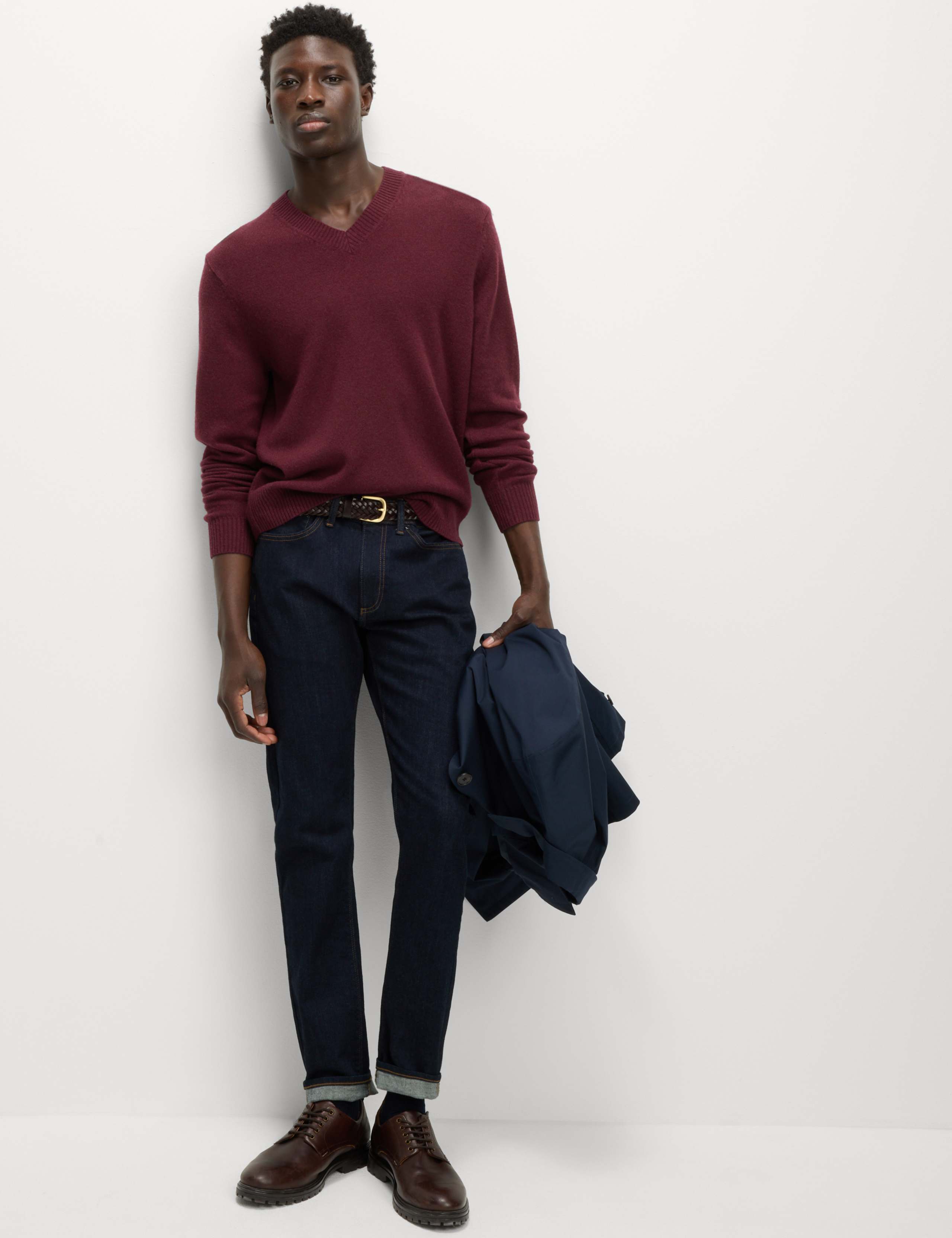 Pure Lambswool V-Neck Jumper 4 of 7