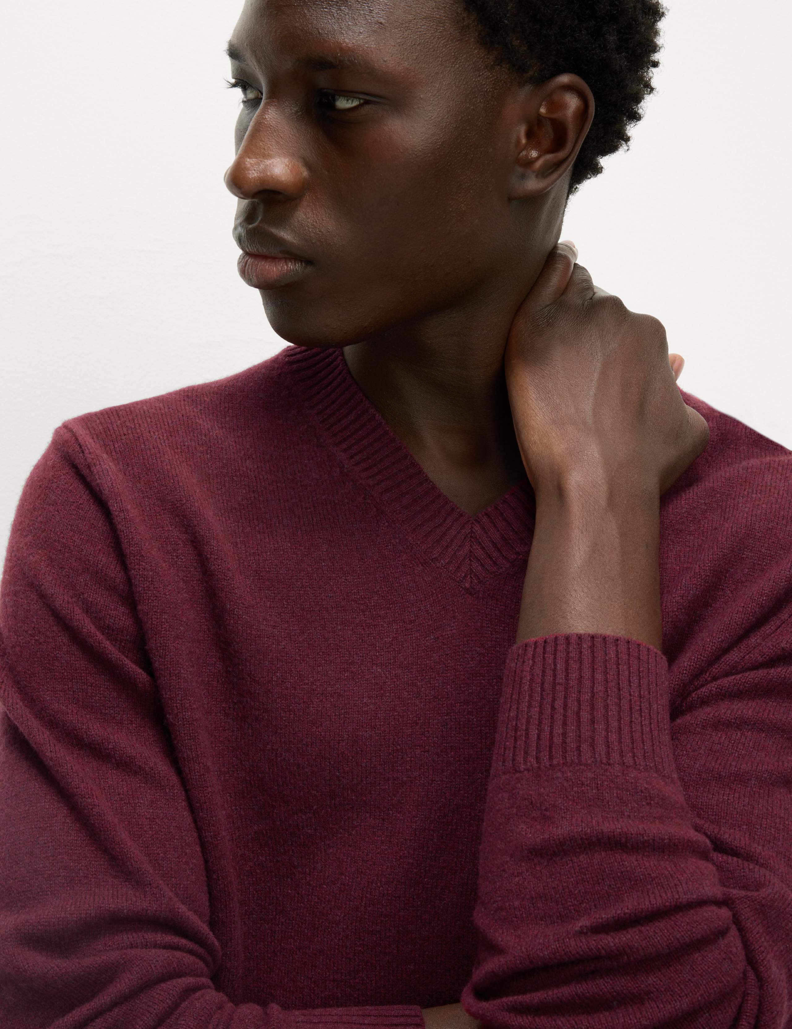 Pure Lambswool V-Neck Jumper 5 of 7