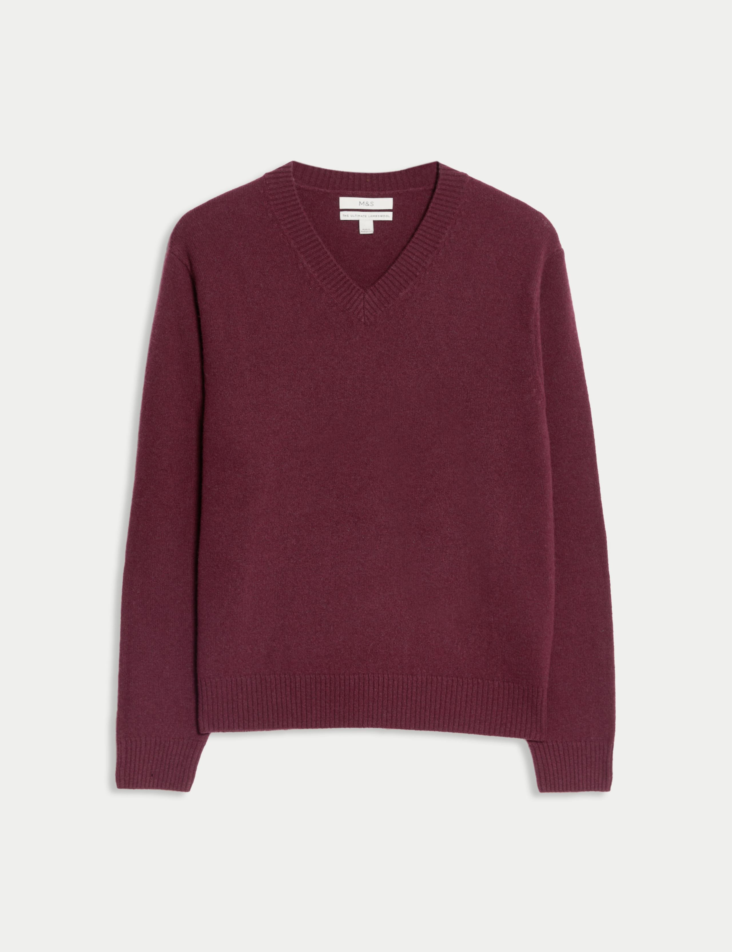 Pure Lambswool V-Neck Jumper 2 of 7