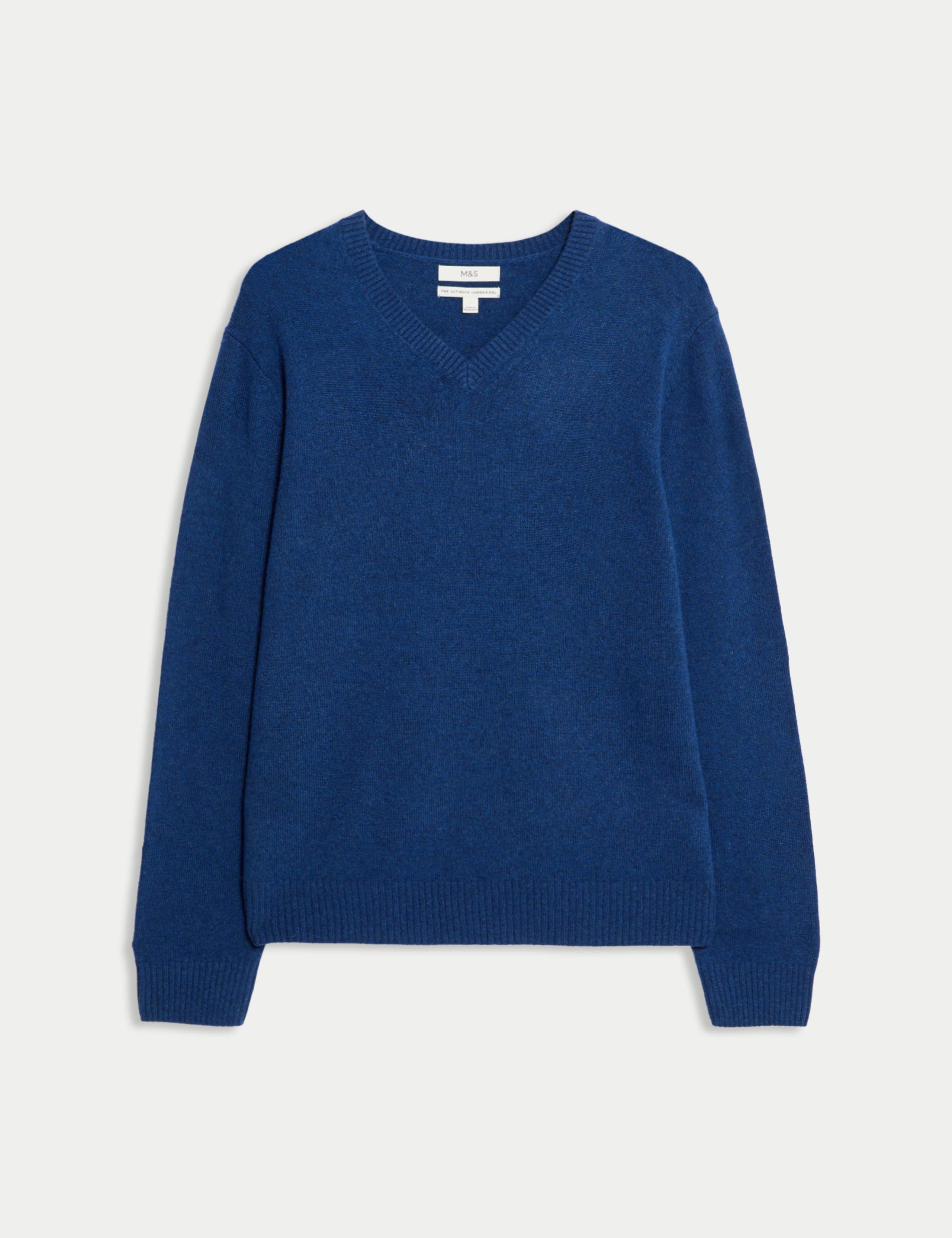 Pure Lambswool V-Neck Jumper 2 of 4