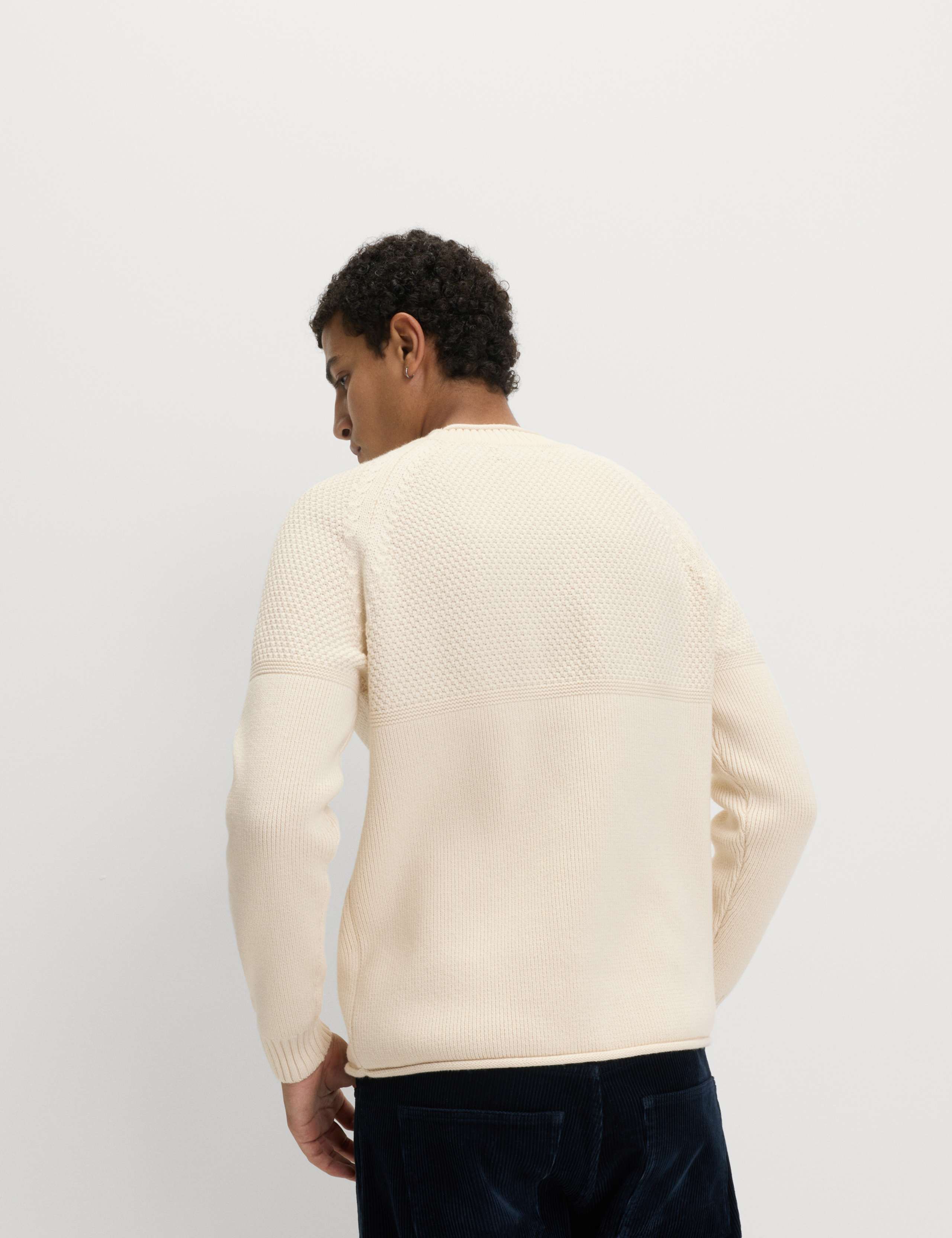 Cotton Rich Turtle Neck Jumper with Wool 3 of 5