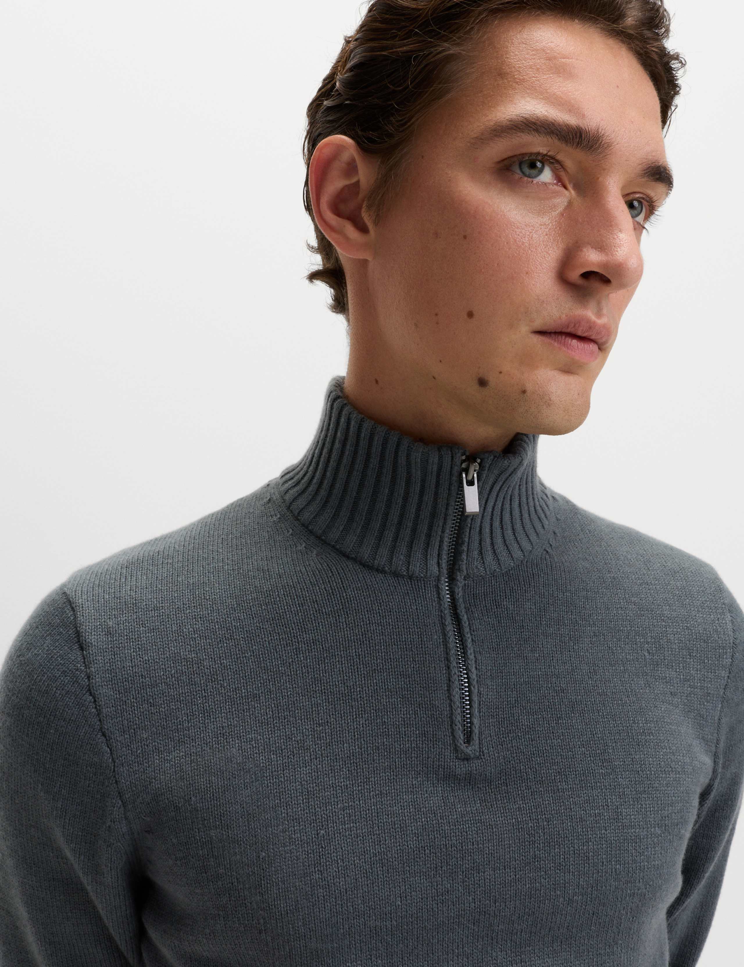 Lambswool Blend Half Zip Jumper 6 of 6