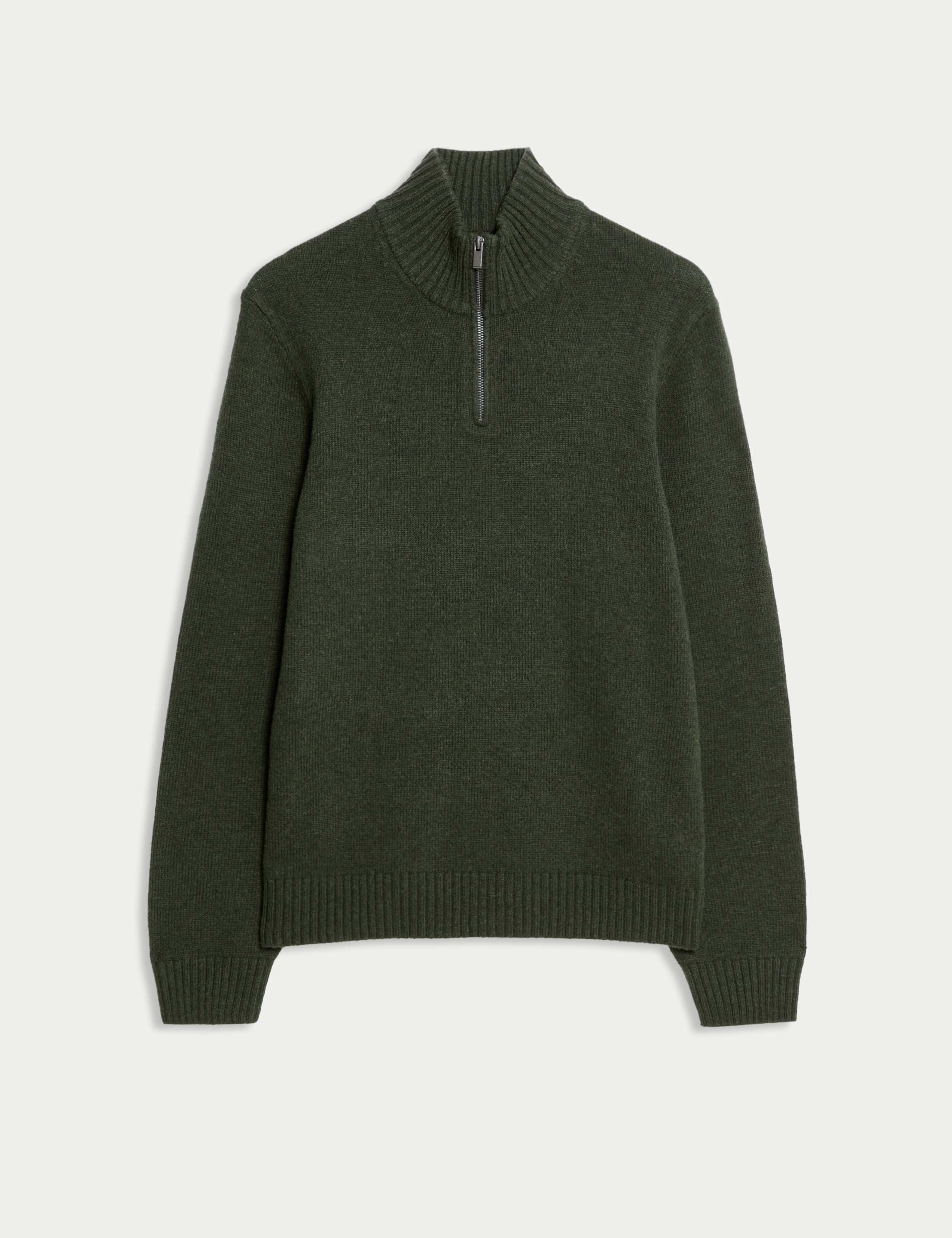 Lambswool Blend Half Zip Jumper 2 of 6