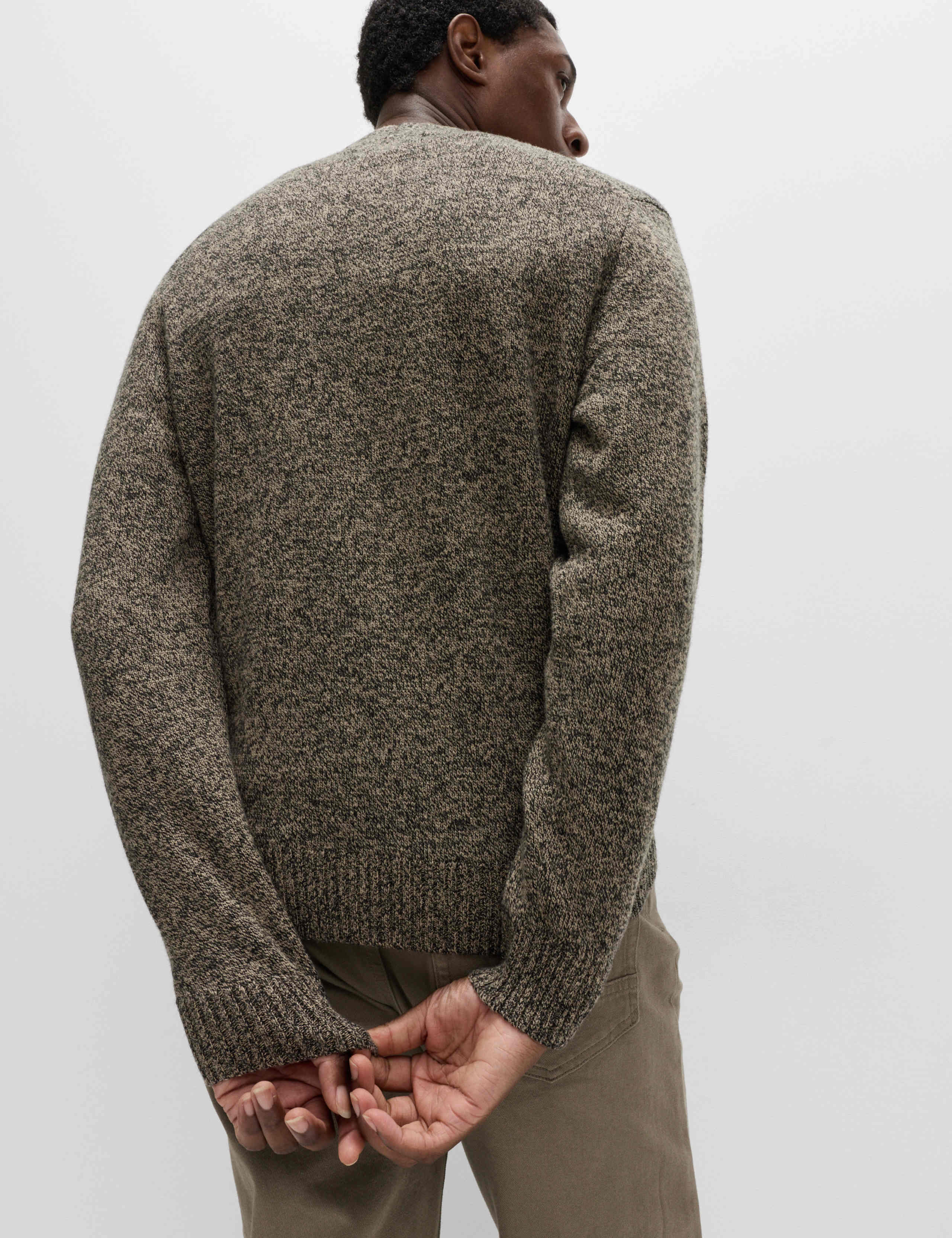 Lambswool Blend V-Neck Cardigan 4 of 5