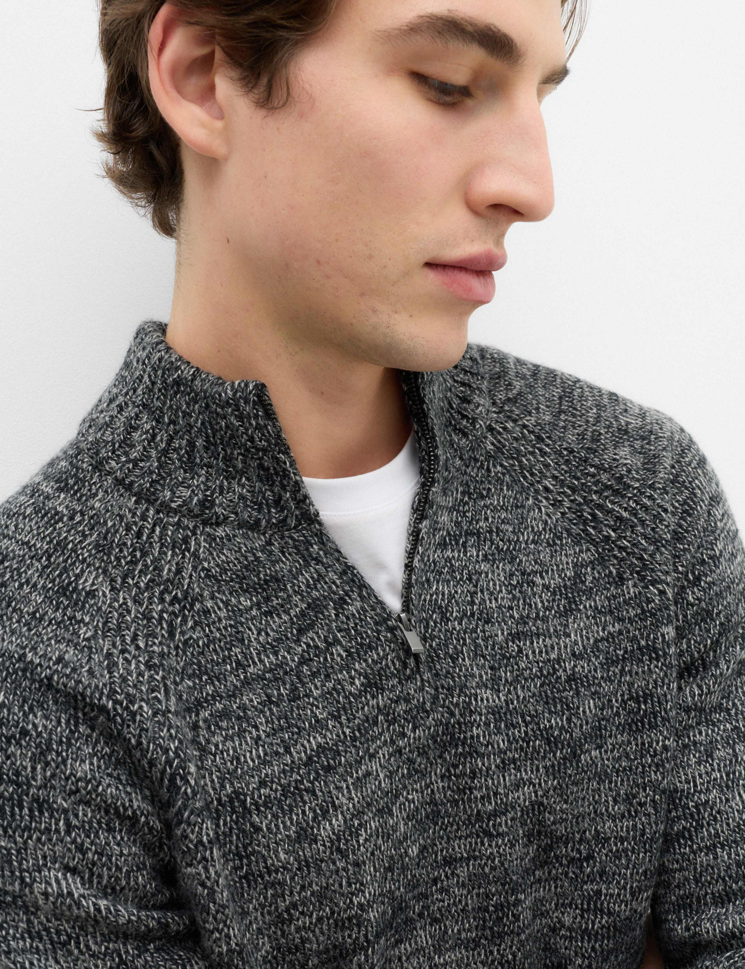 Lambswool Blend Regular Fit Half Zip Jumper 3 of 6