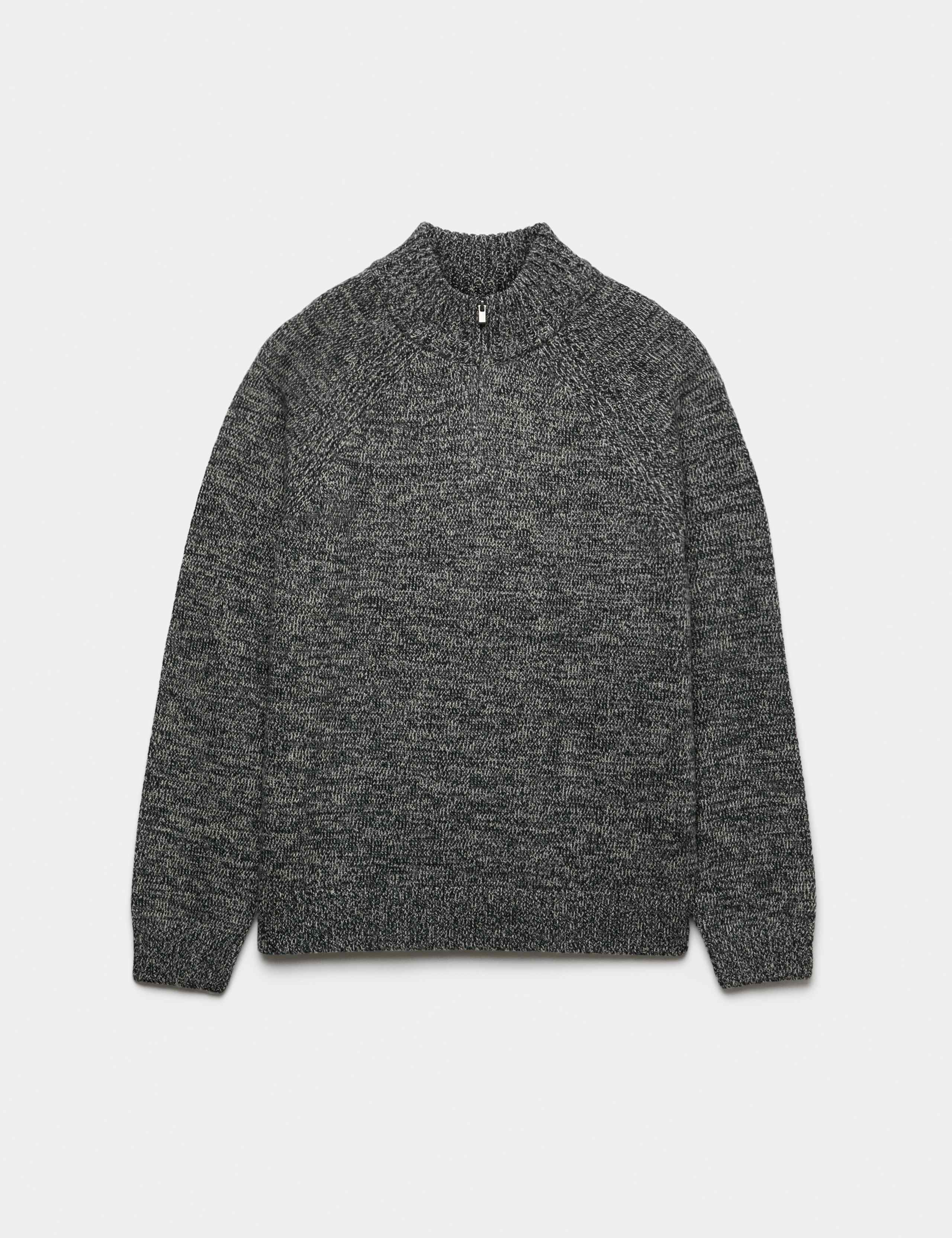 Lambswool Blend Regular Fit Half Zip Jumper 2 of 6