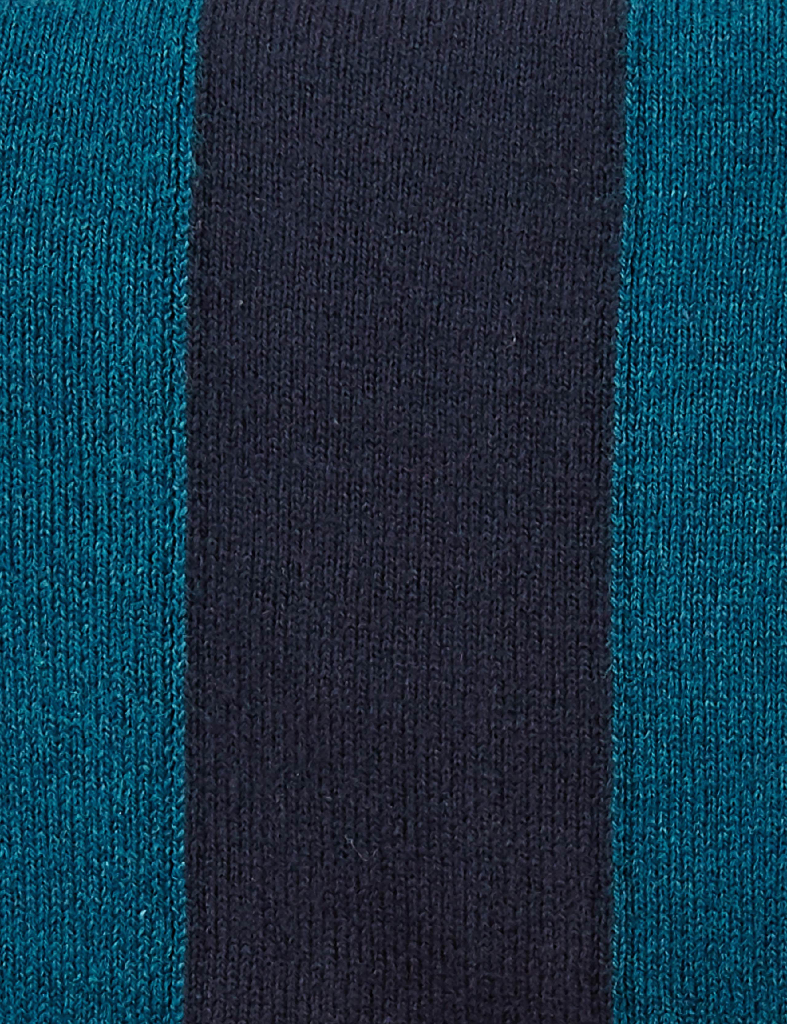 Cotton Arm Stripe Knitted T-Shirt 5 of 5