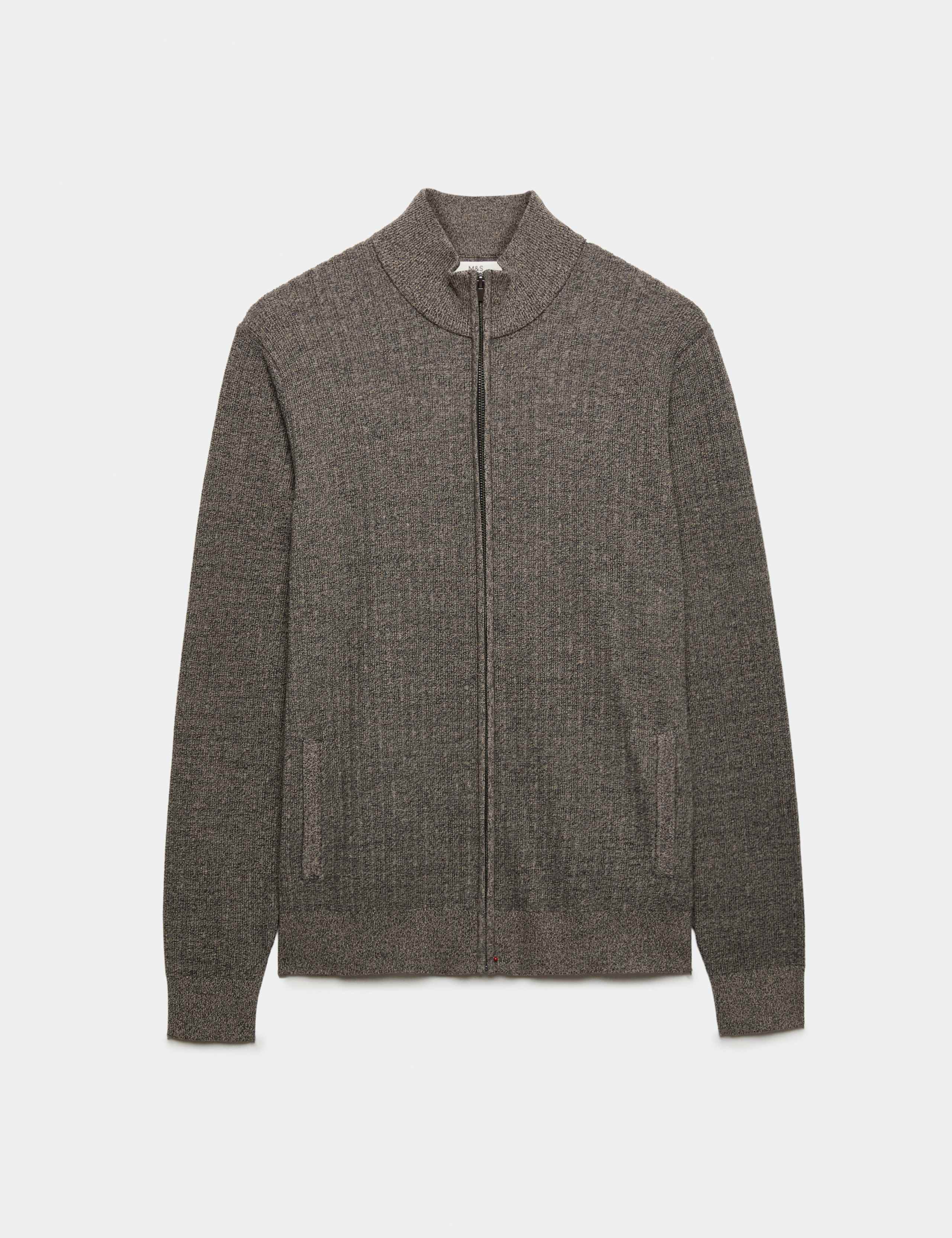 Cotton Rich Smart Funnel Neck Jumper 2 of 5