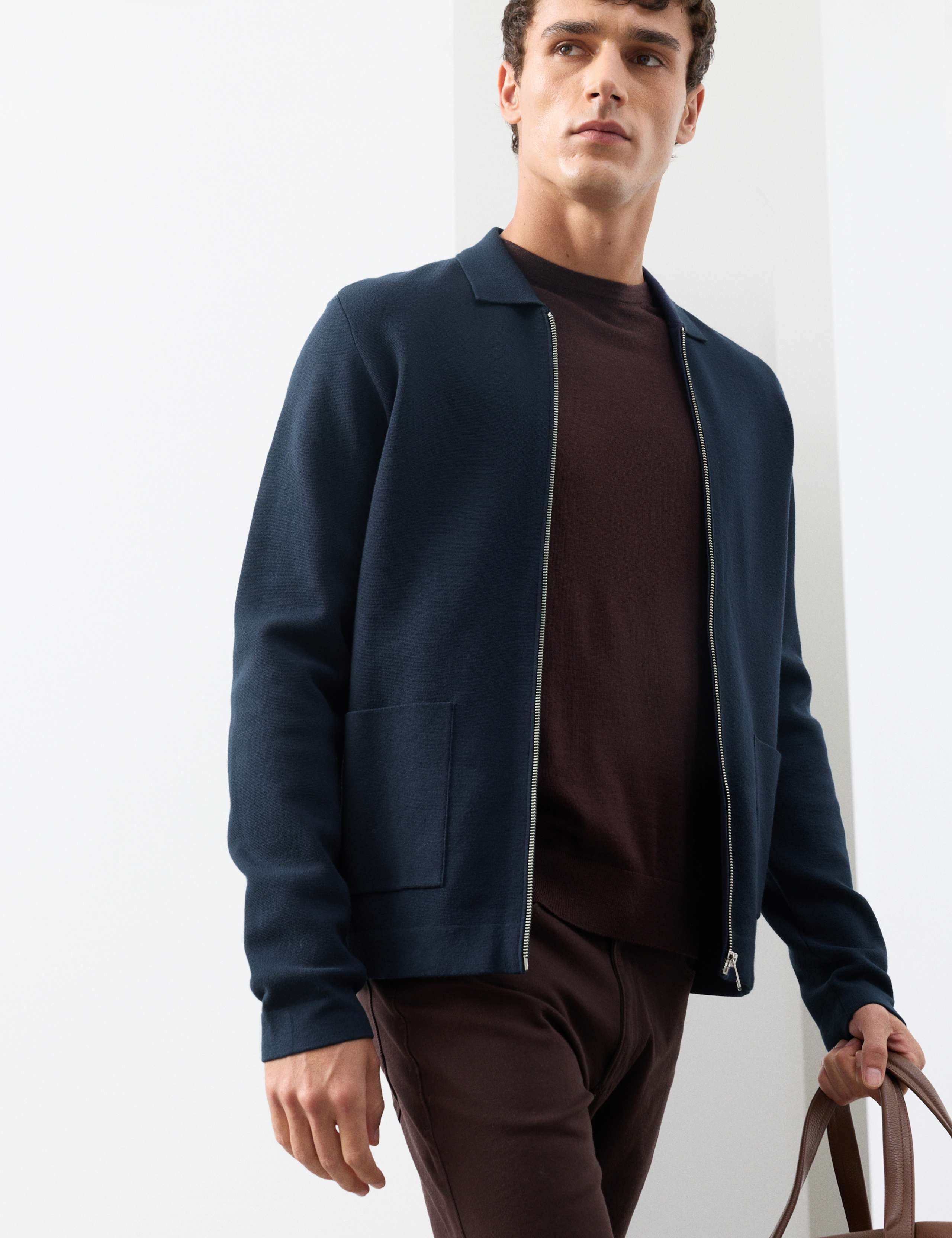 Milano-knit Zip up Knitted Jacket 1 of 7