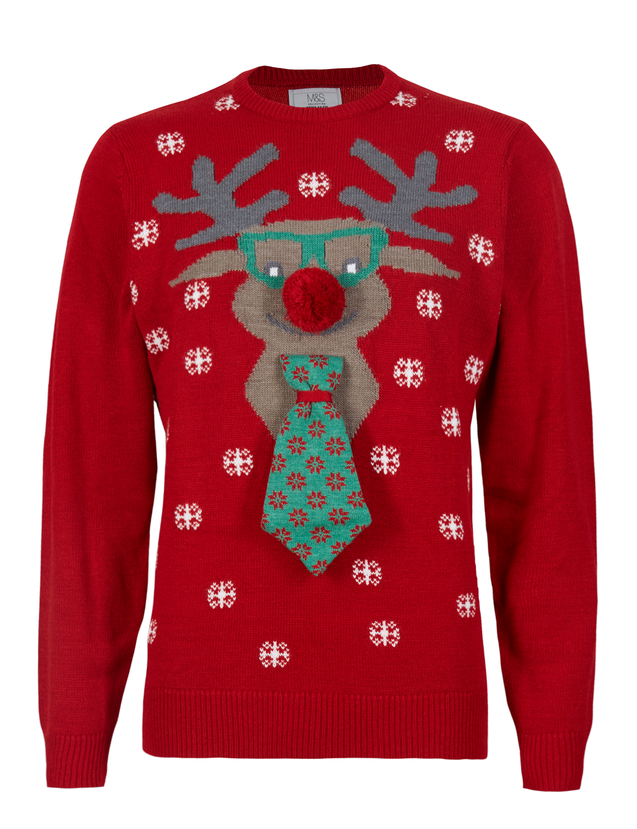 Christmas Moose Head Jumper 2 of 3