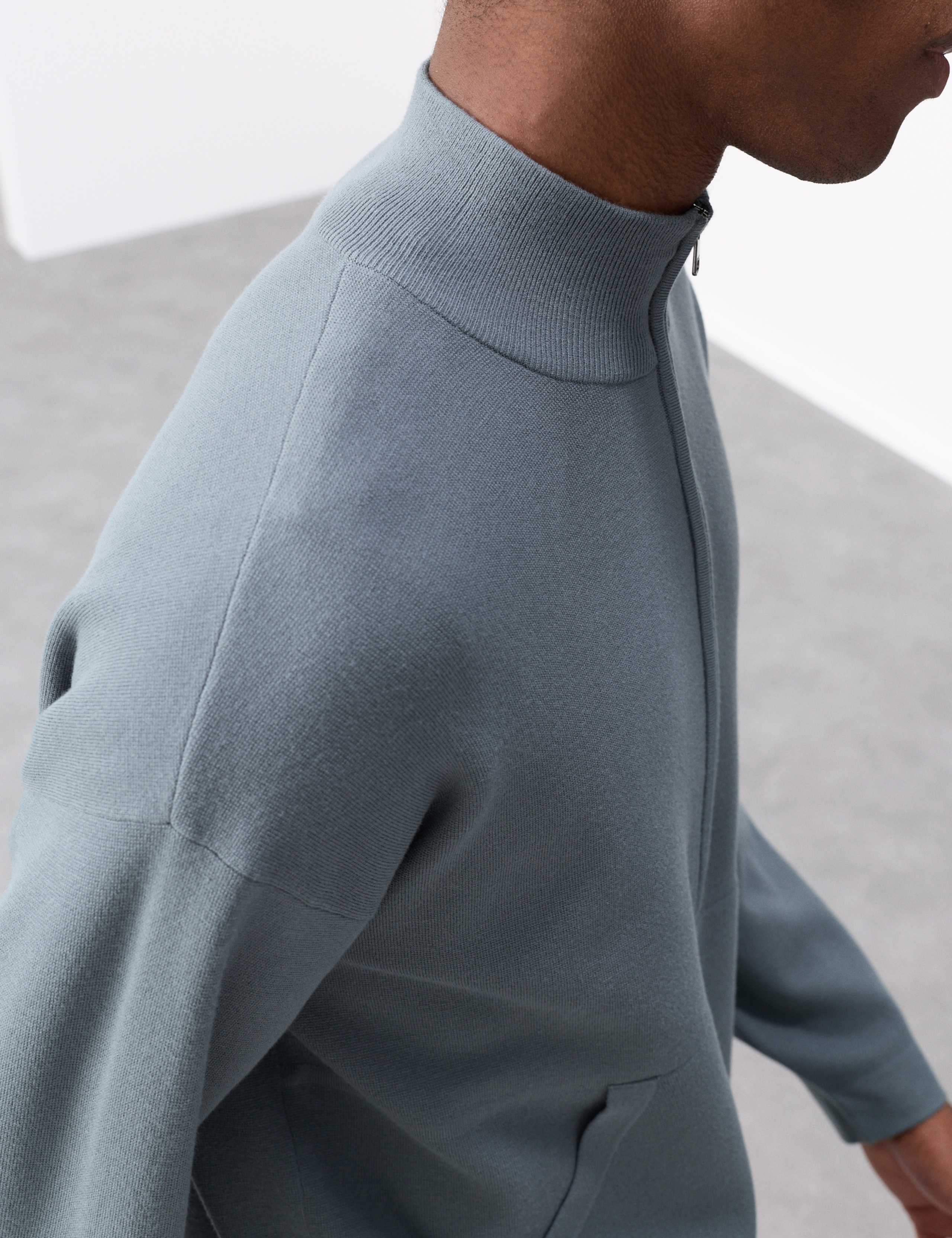 Milano Stitch Half Zip Jumper 5 of 5