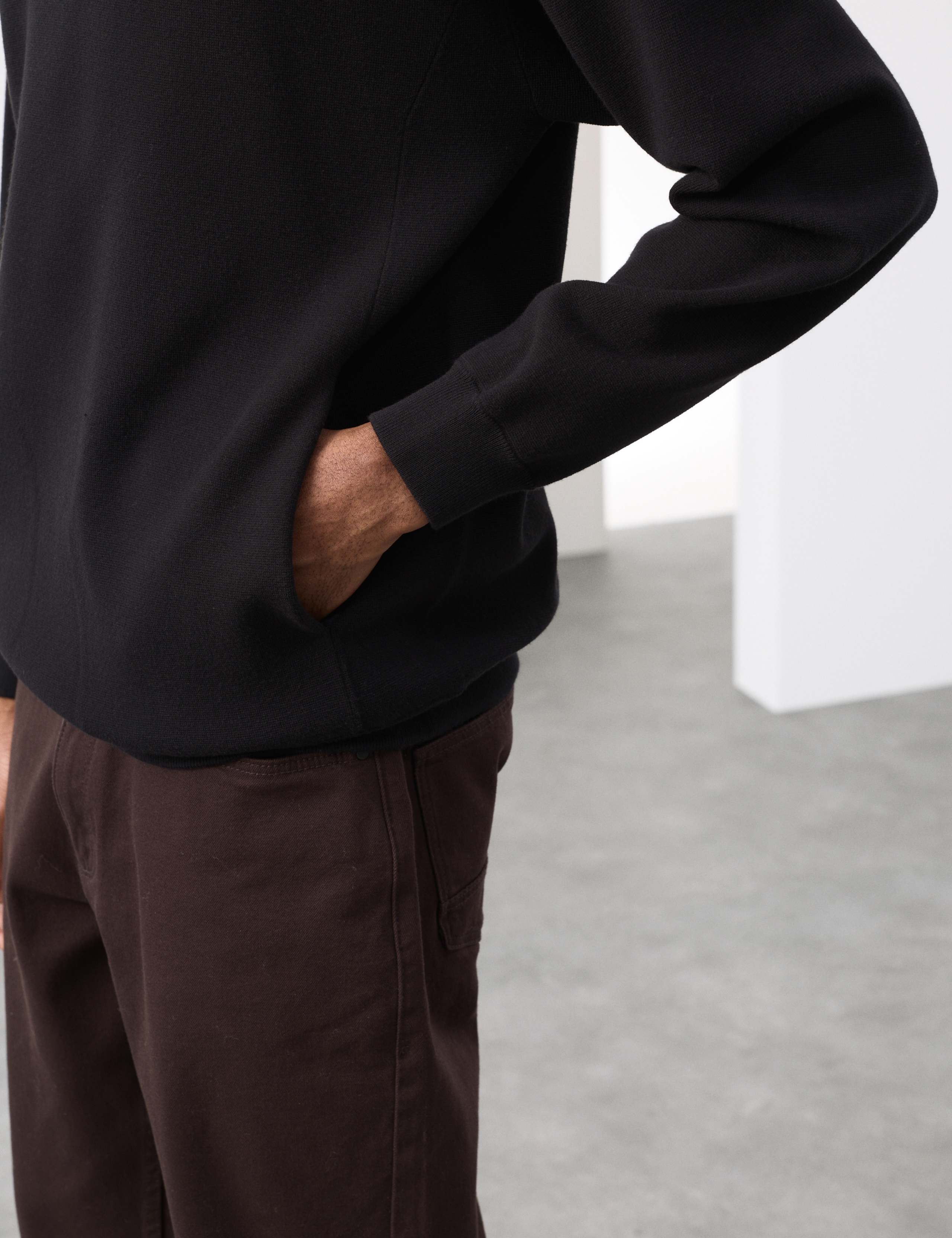 Milano Stitch Knitted Hoodie 6 of 6