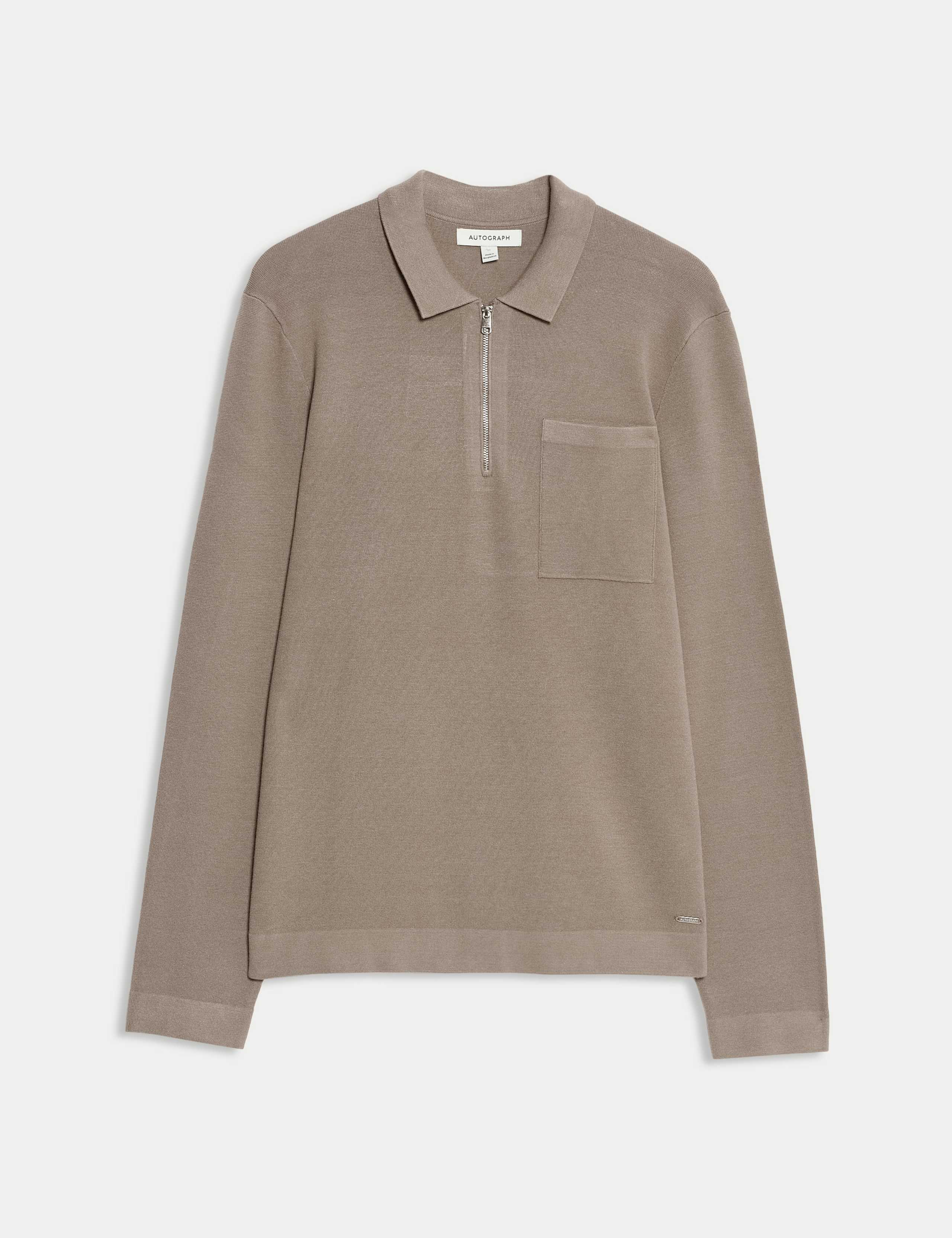 Milano Knit Half Zip Polo Shirt 1 of 1