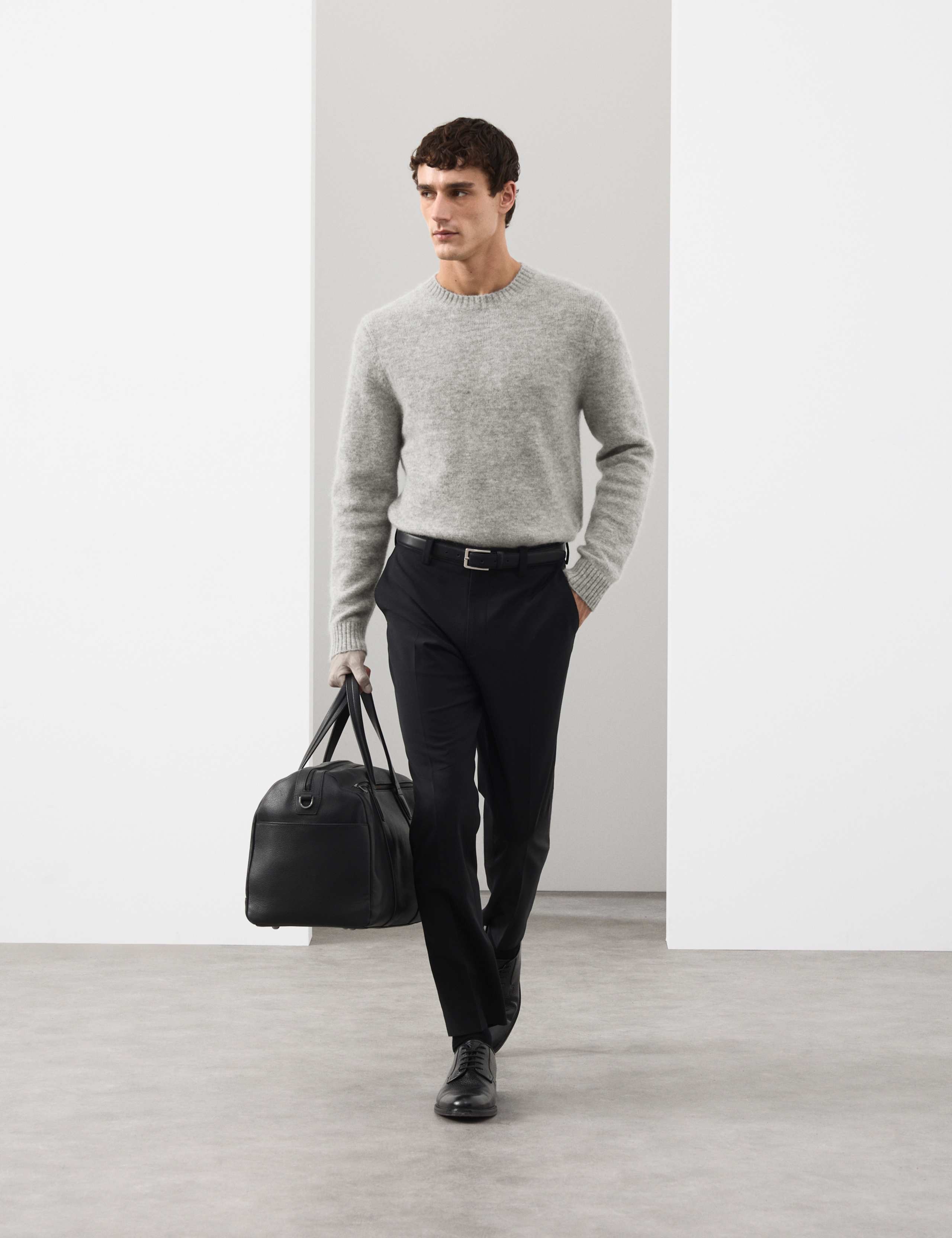 Merino Mohair Blend Relaxed Crew Jumper 7 of 7