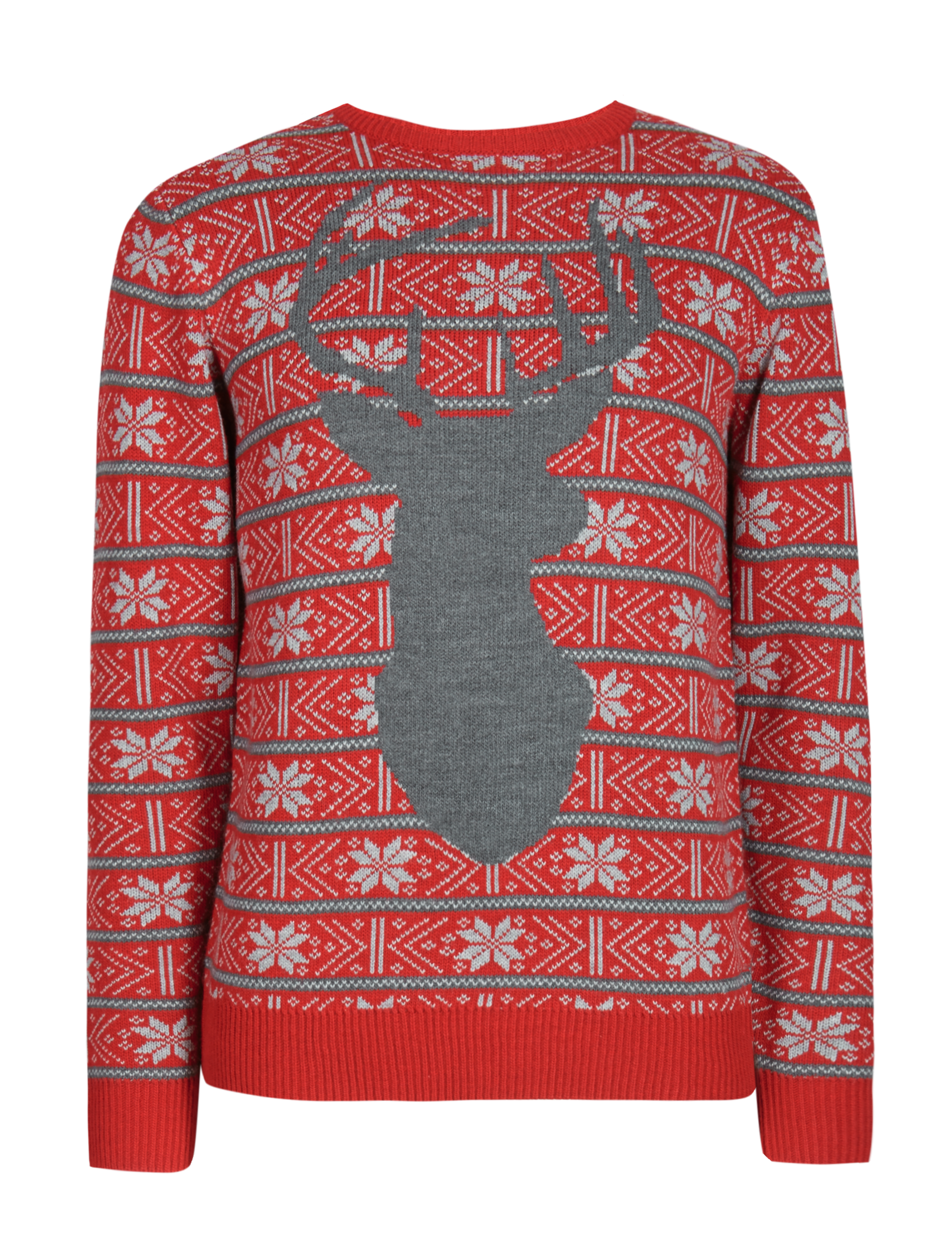 Christmas Snowflake Stag Jumper 2 of 3