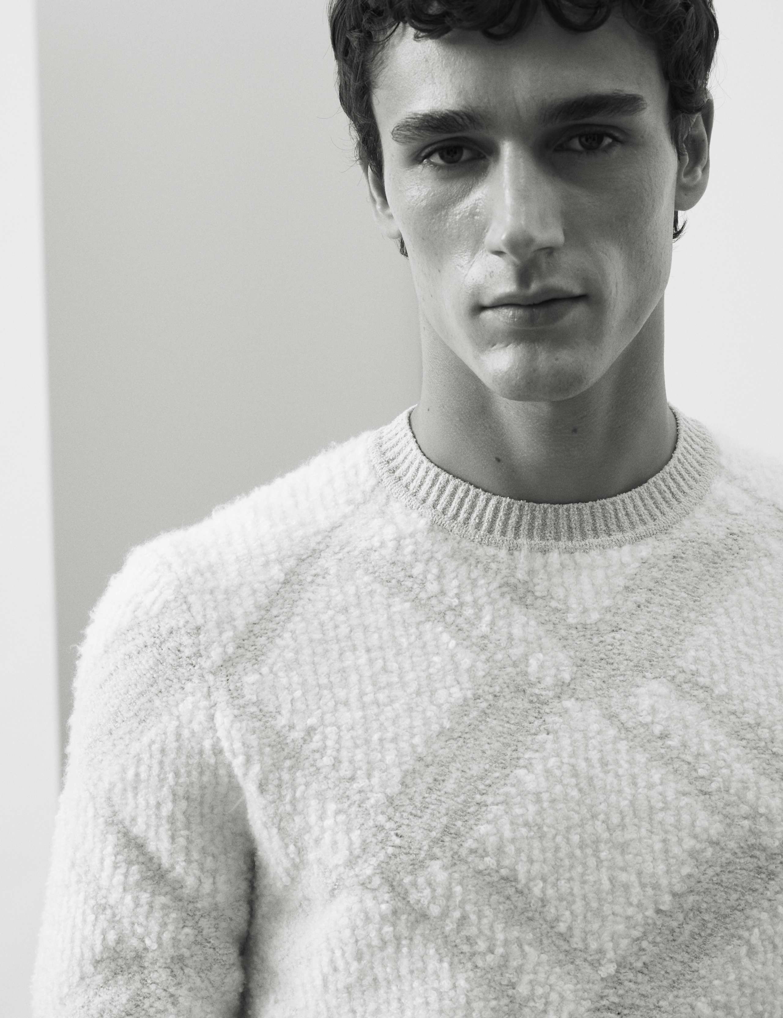 Merino Wool Rich Geometric Boucle Jumper 6 of 6